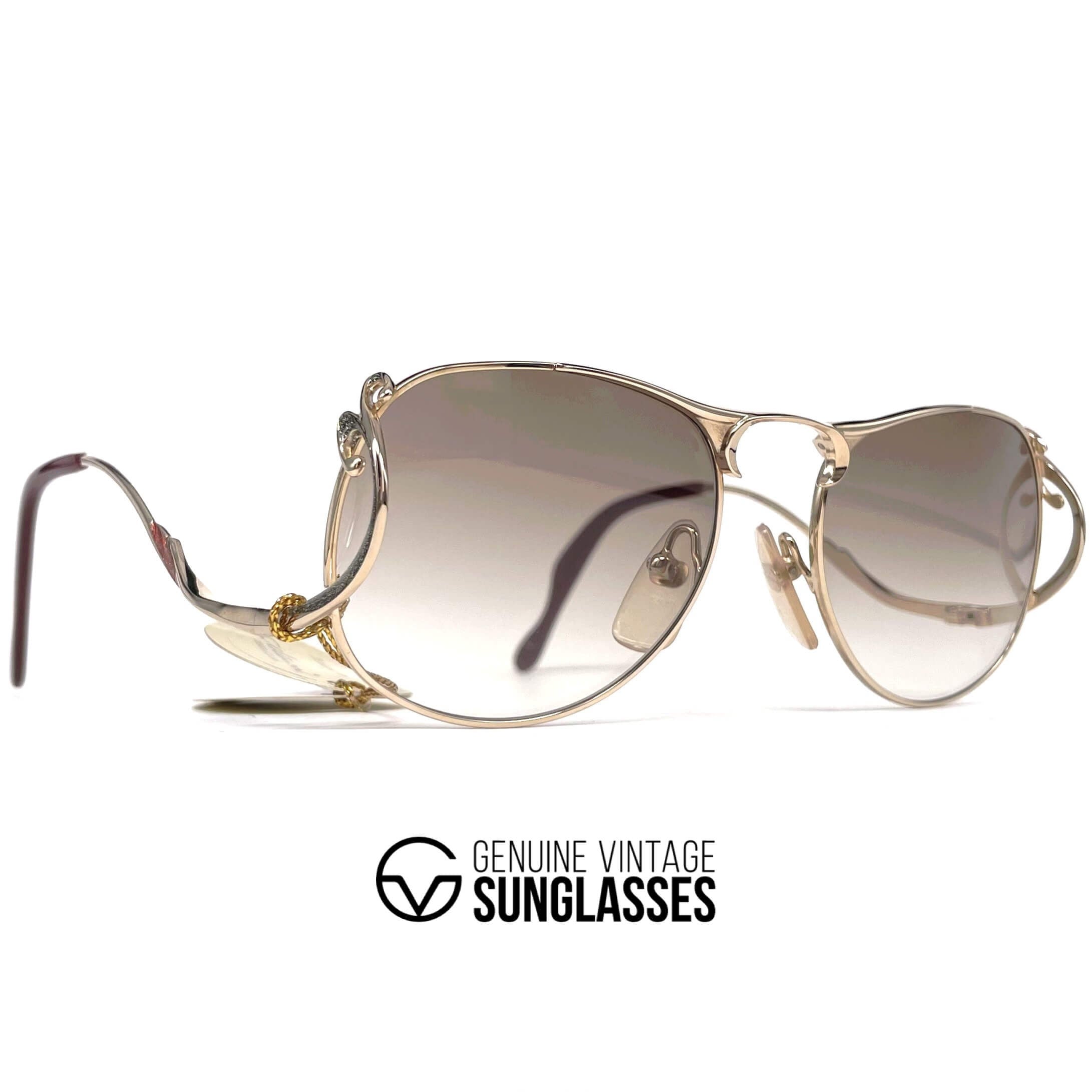 Vintage COLANI 1055 futuristic gold art sunglasses