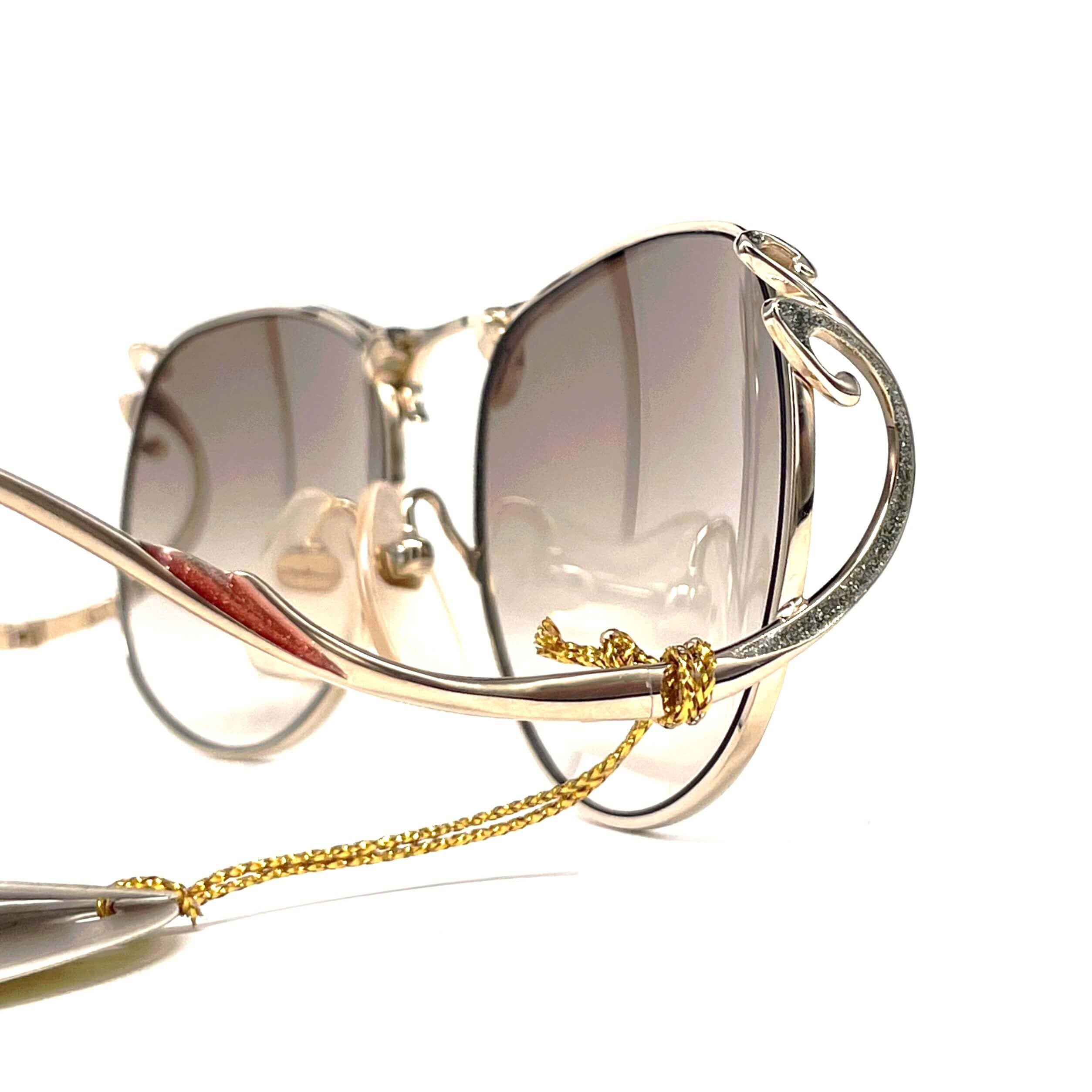 Vintage COLANI 1055 futuristic gold art sunglasses