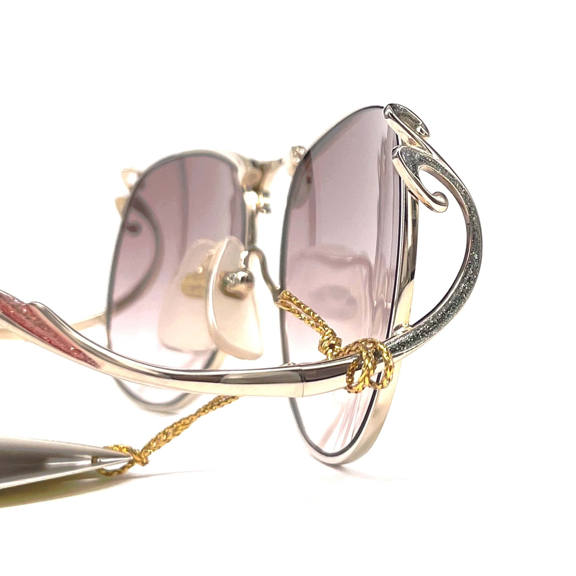Vintage COLANI 1055 futuristic gold art sunglasses
