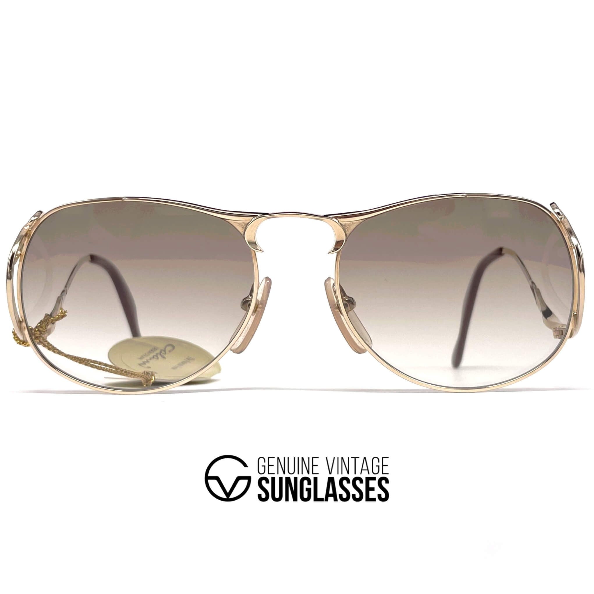 Vintage COLANI 1055 futuristic gold art sunglasses