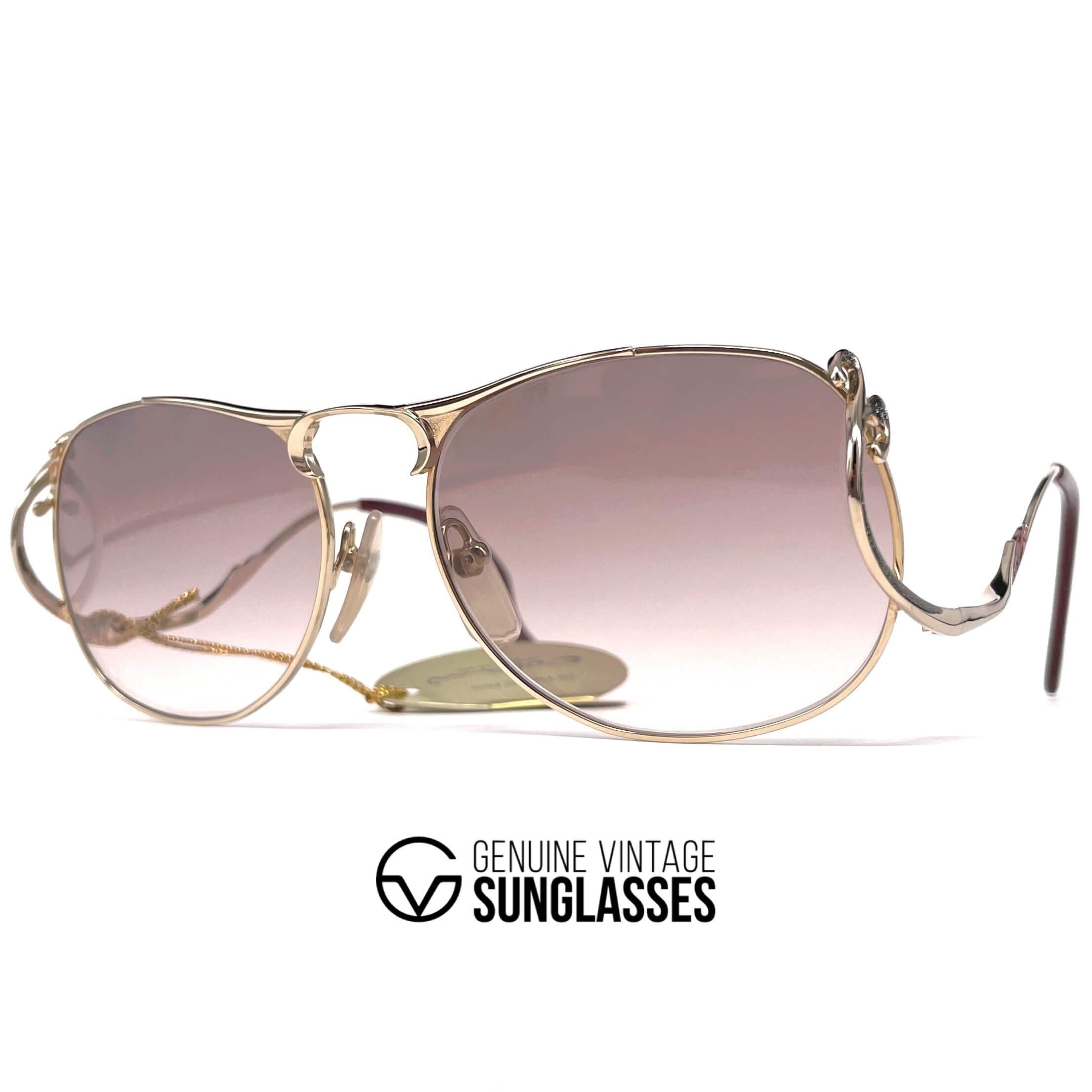 Vintage COLANI 1055 futuristic gold art sunglasses