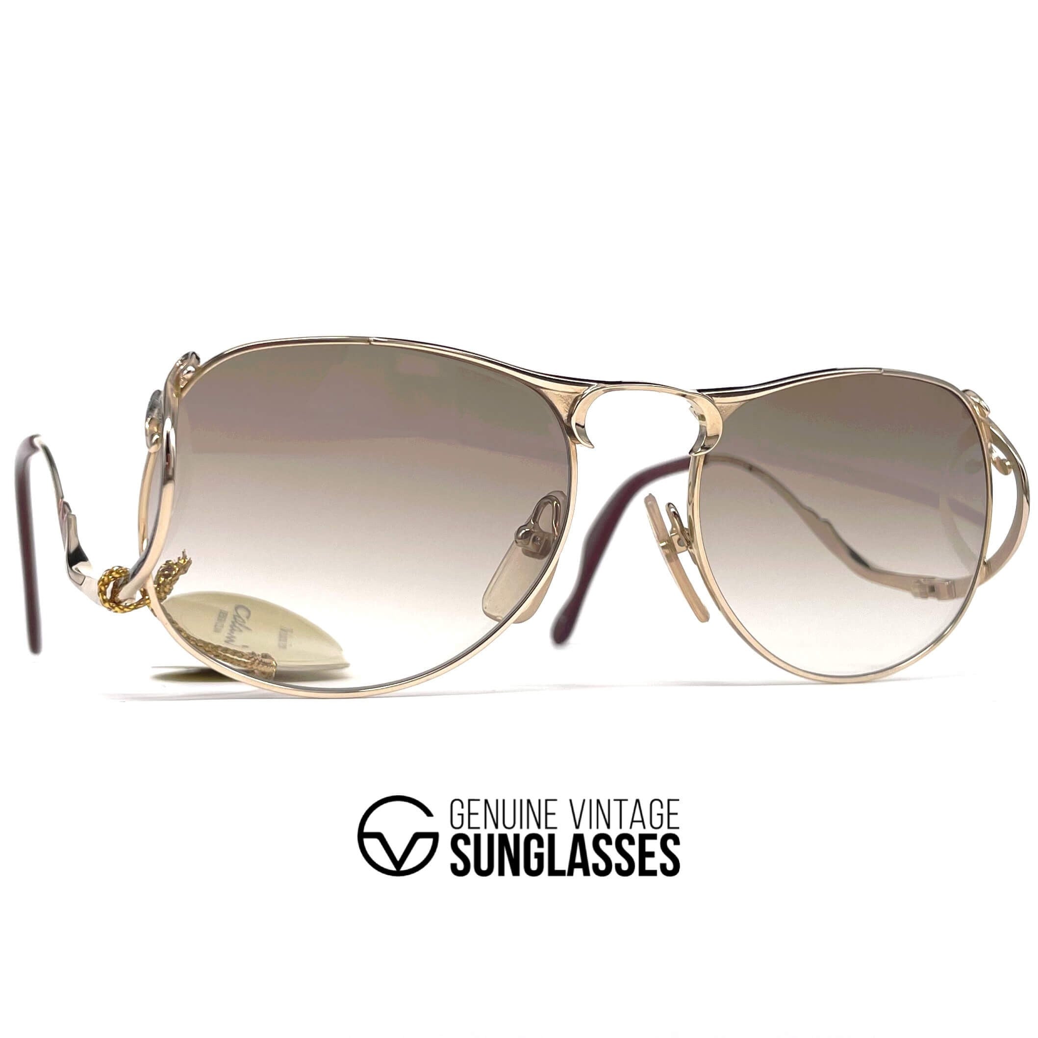 Vintage COLANI 1055 futuristic gold art sunglasses