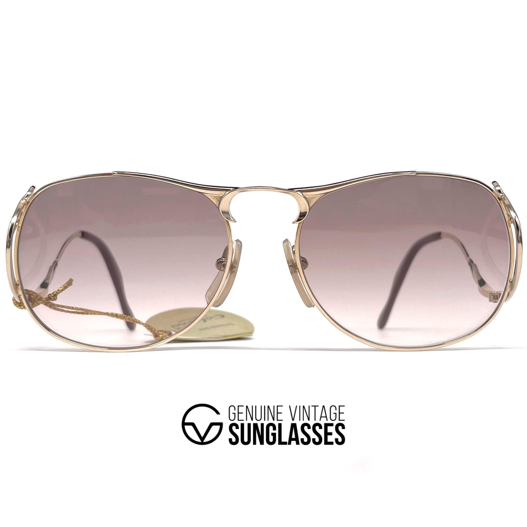 Vintage COLANI 1055 futuristic gold art sunglasses