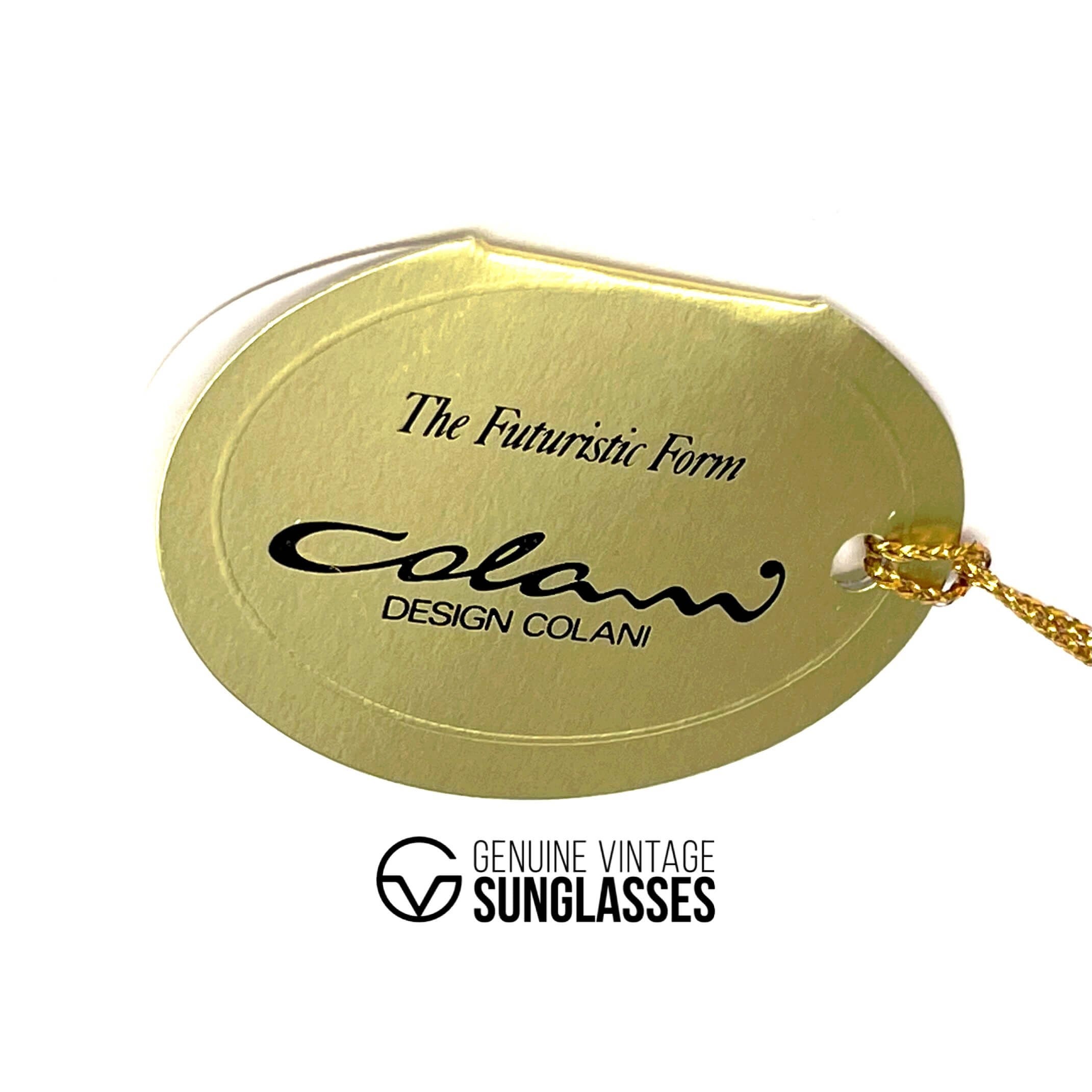 Vintage COLANI 1055 futuristic gold art sunglasses