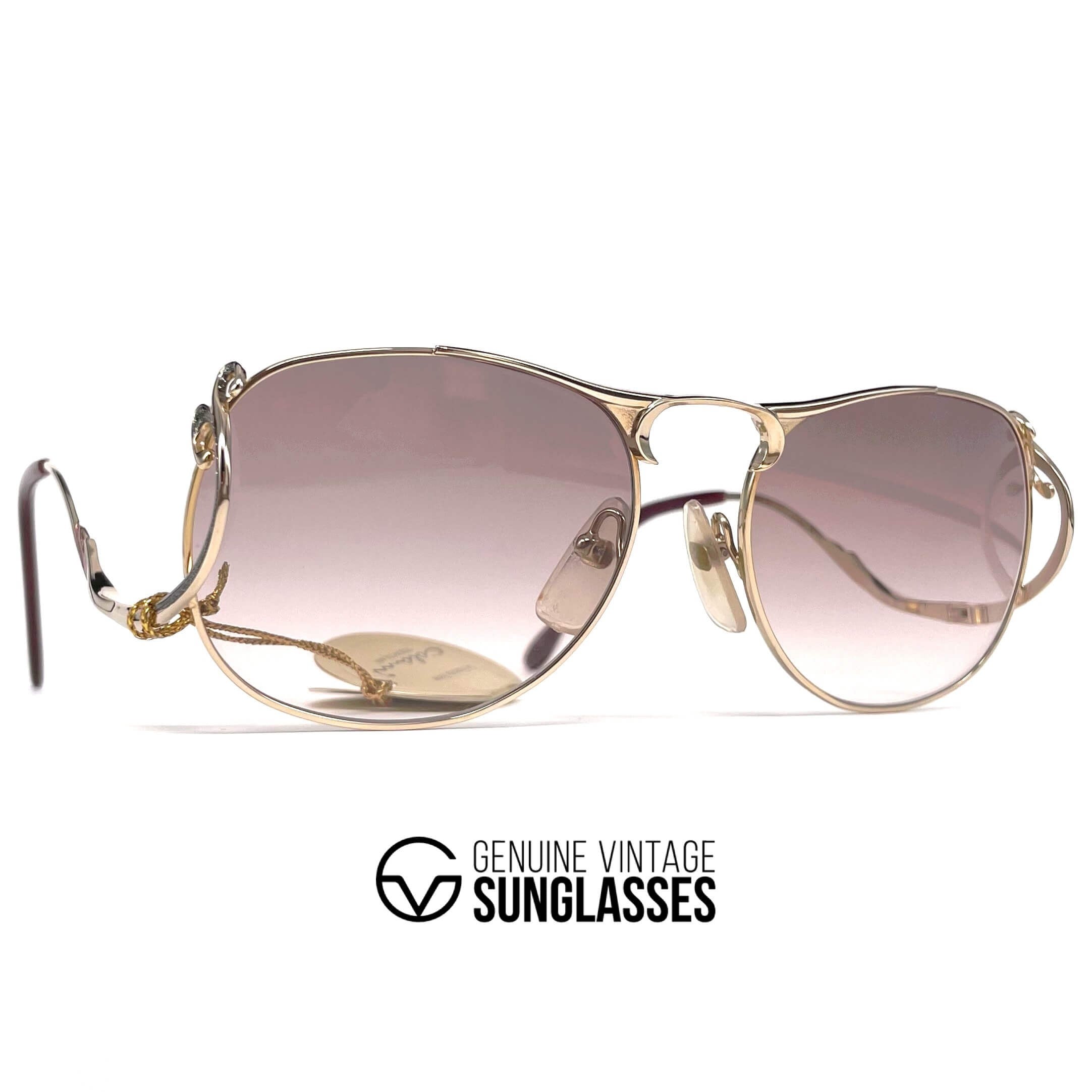 Vintage COLANI 1055 futuristic gold art sunglasses