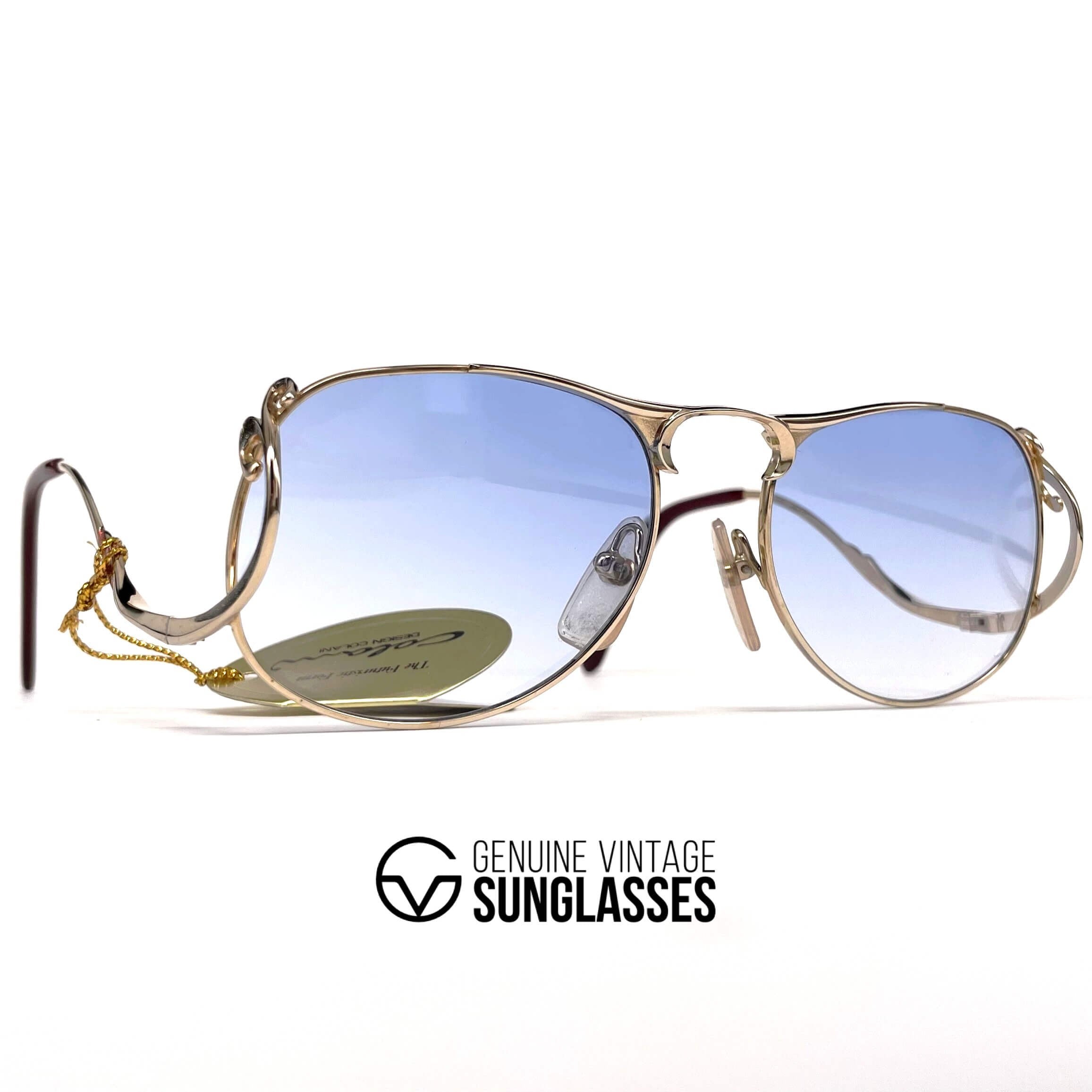 Vintage COLANI 1055 futuristic gold art sunglasses