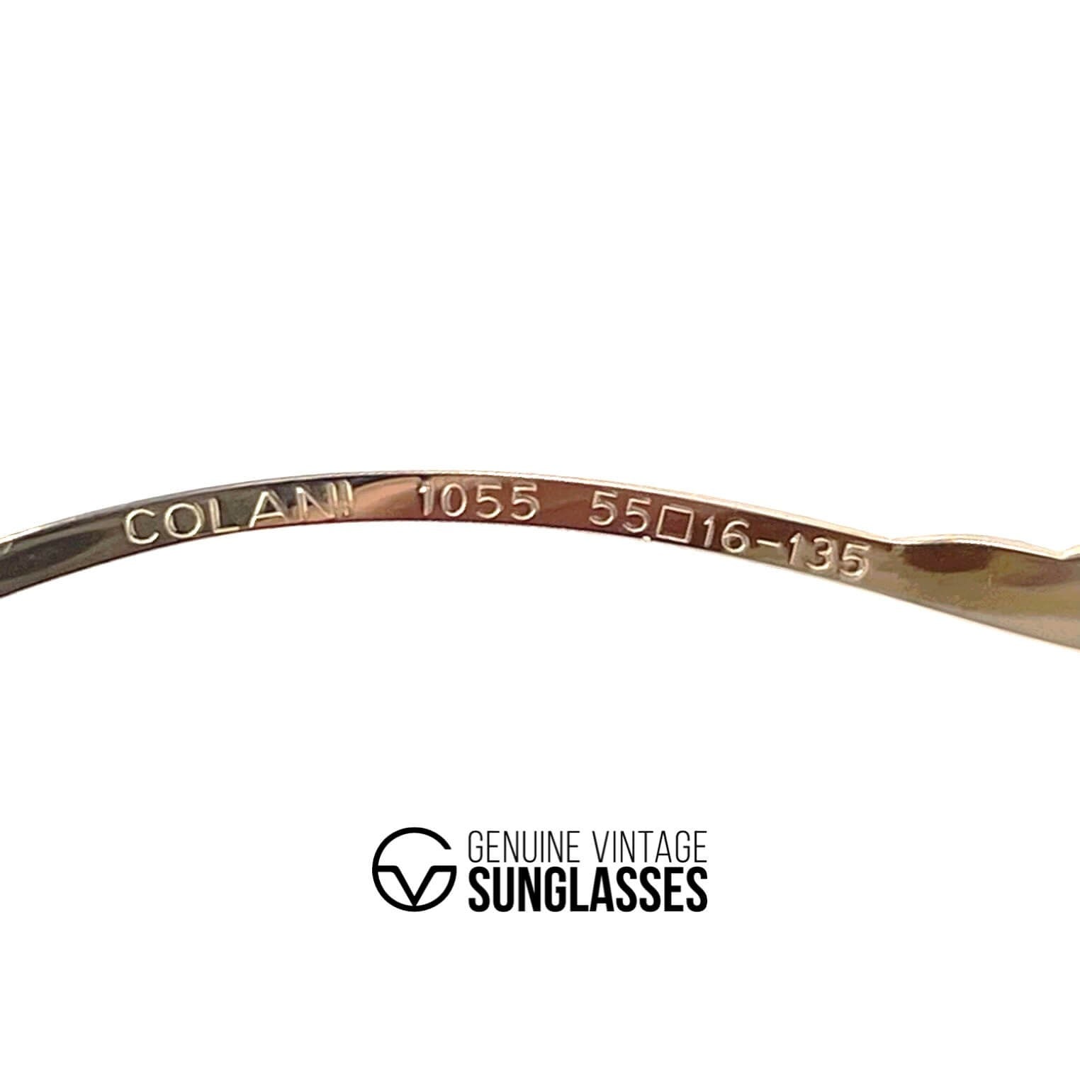 Vintage COLANI 1055 futuristic gold art sunglasses