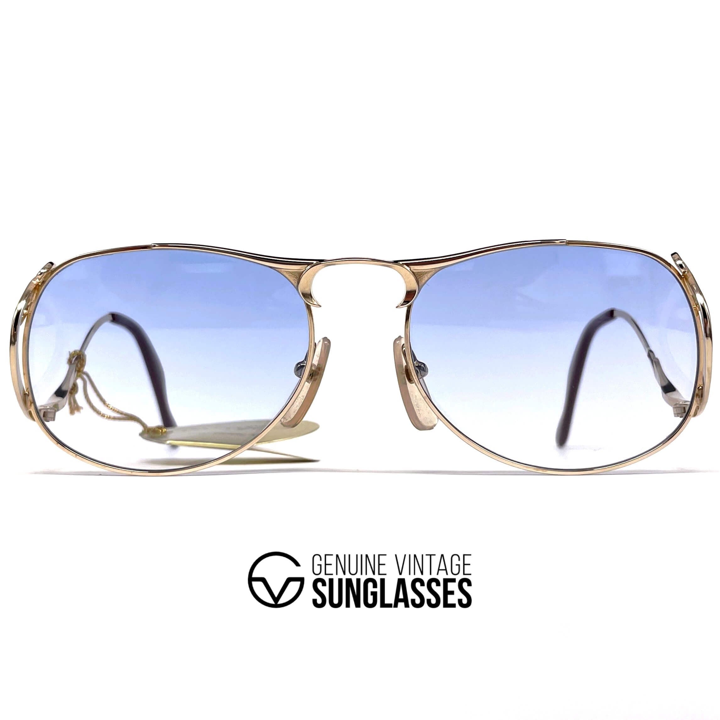 Vintage COLANI 1055 futuristic gold art sunglasses