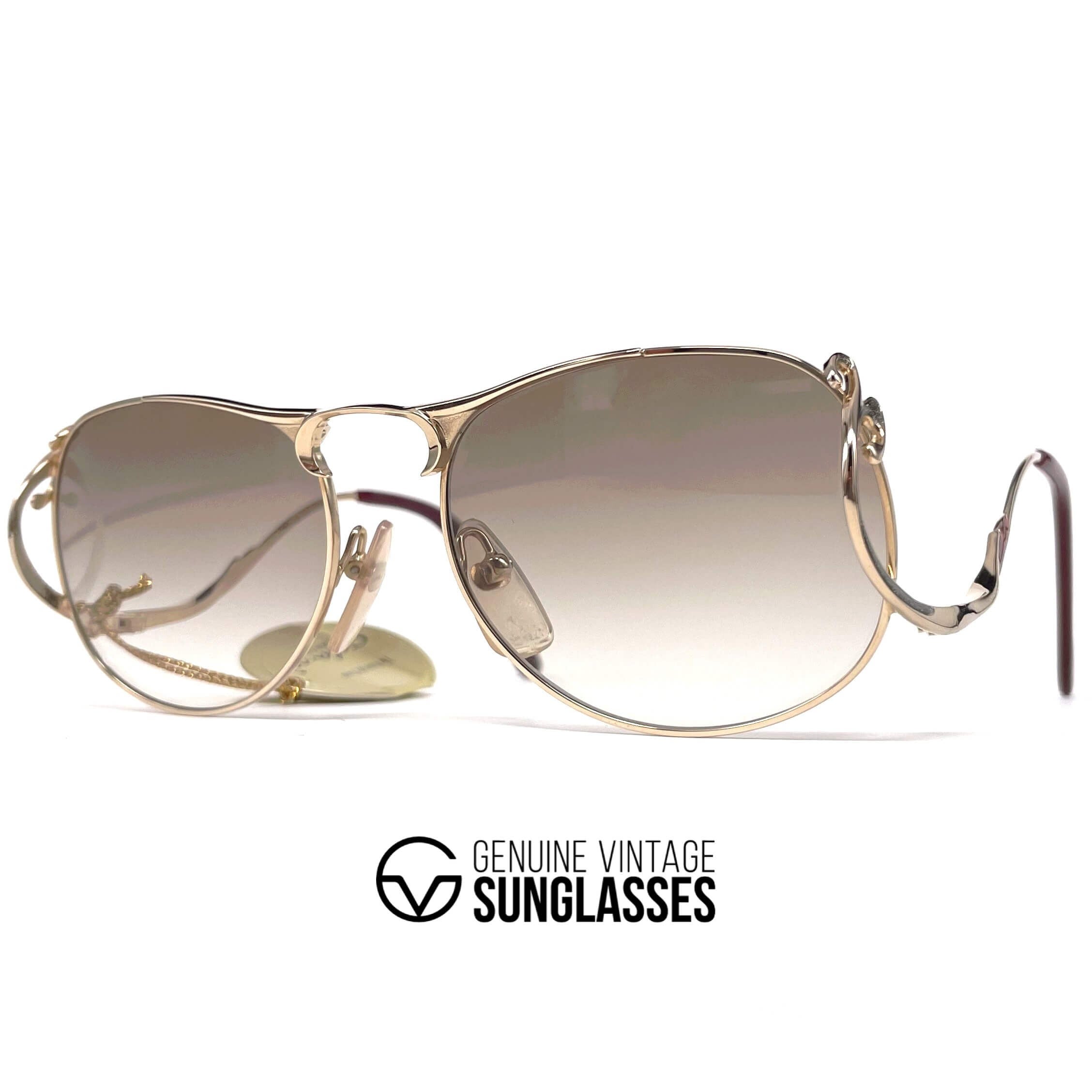 Vintage COLANI 1055 futuristic gold art sunglasses