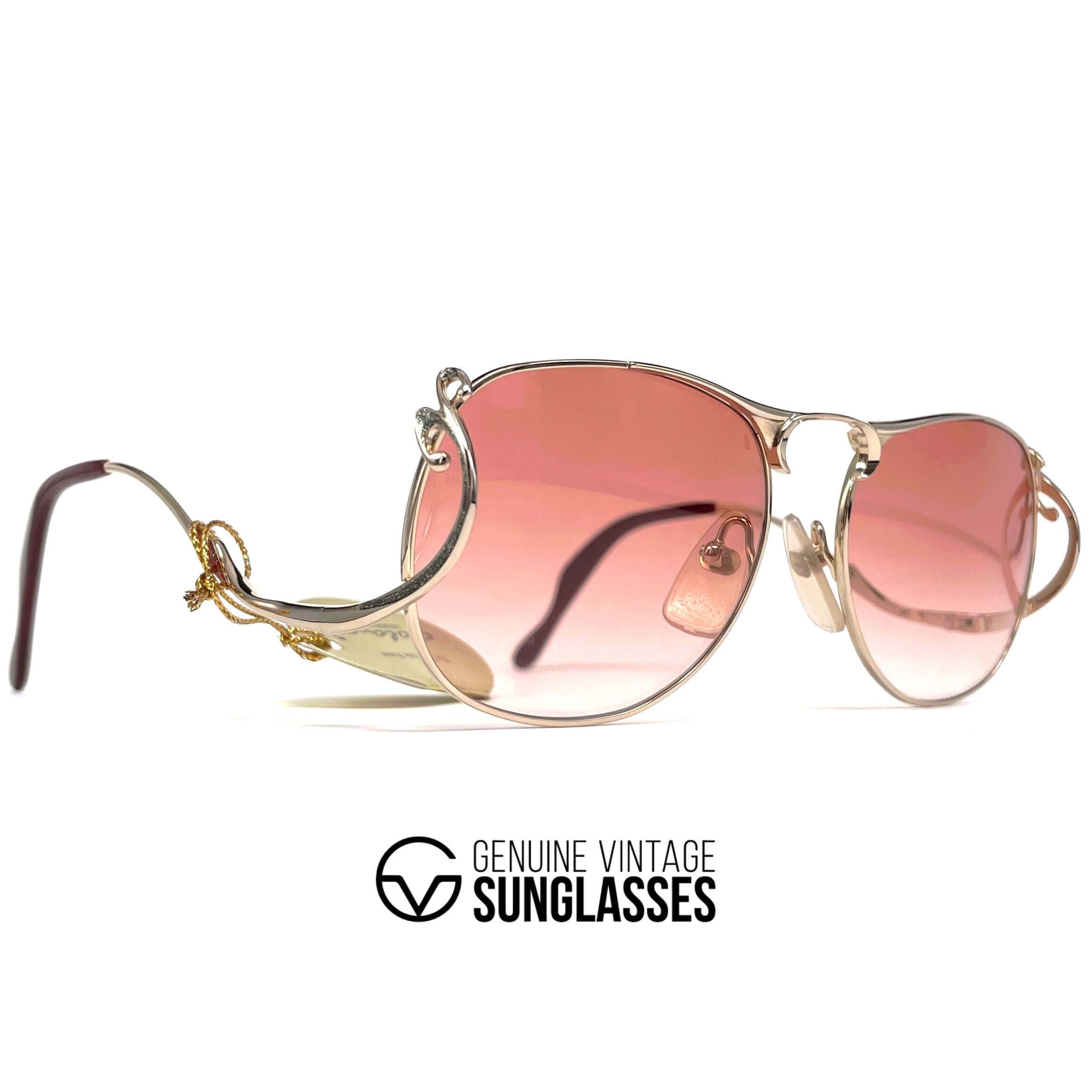 Vintage COLANI 1055 gold futuristic art sunglasses