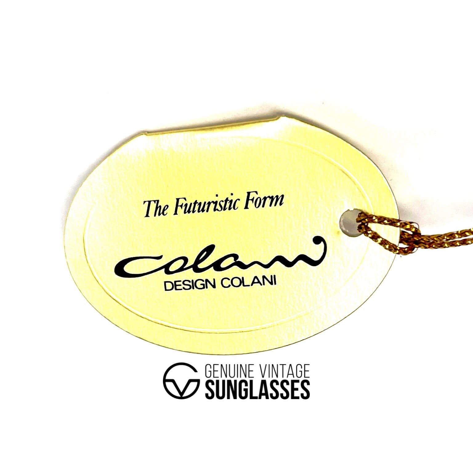 Vintage COLANI 1055 gold futuristic art sunglasses
