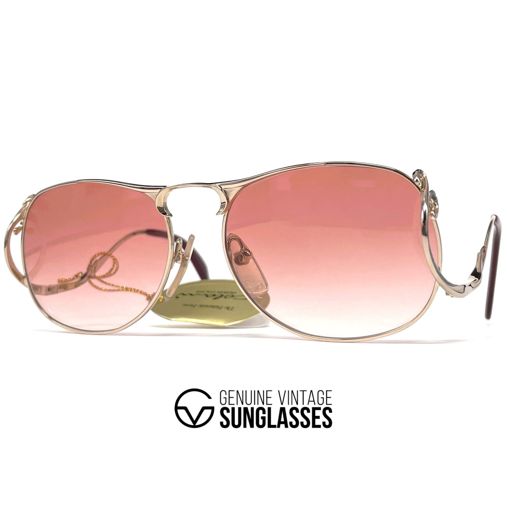 Vintage COLANI 1055 gold futuristic art sunglasses
