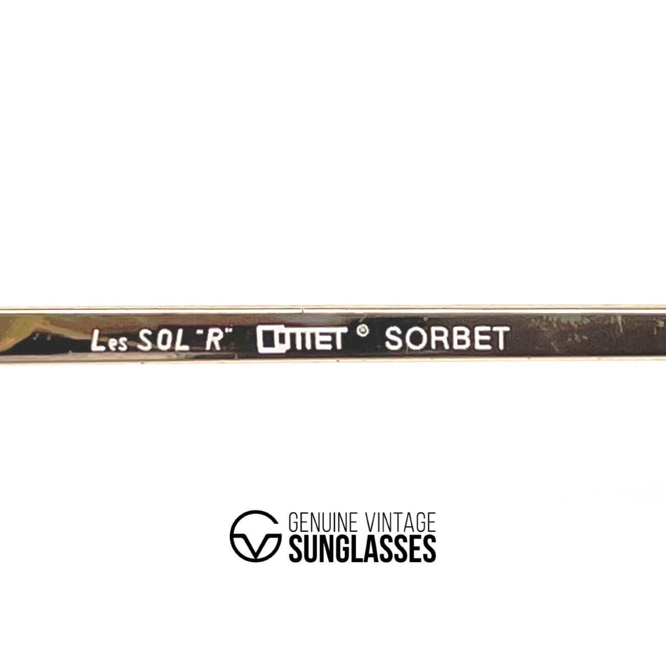 Vintage COTTET 1570 Les Sol R handmade luxury sunglasses