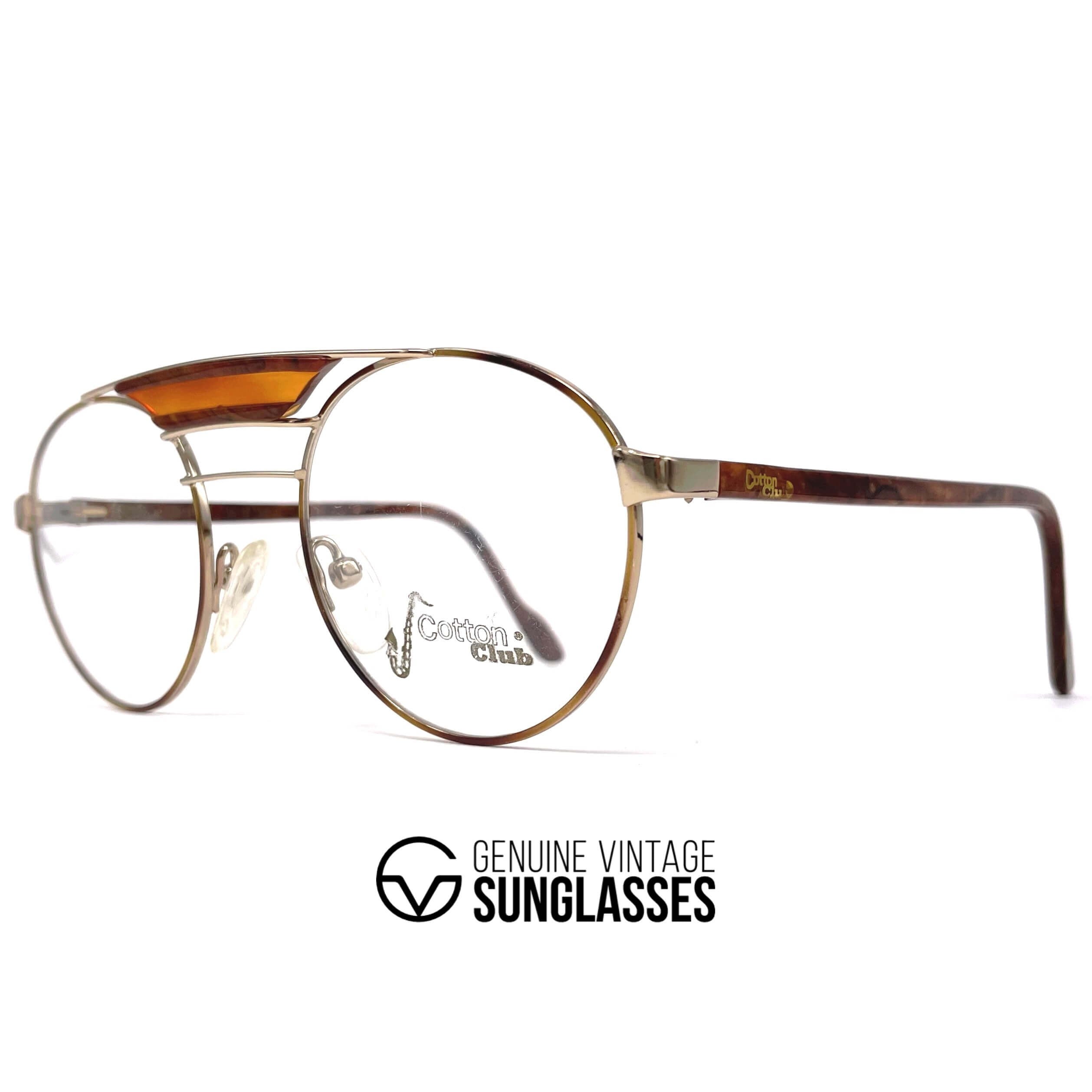 Vintage COTTON CLUB 301 classic style retro glasses frames