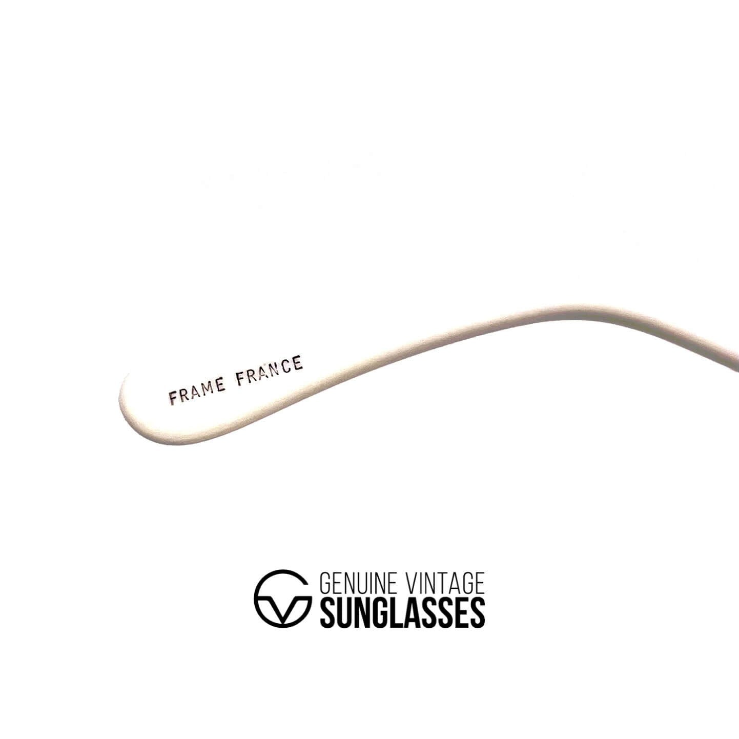 Vintage COURREGES 80 Y 281 gold designer glasses frames