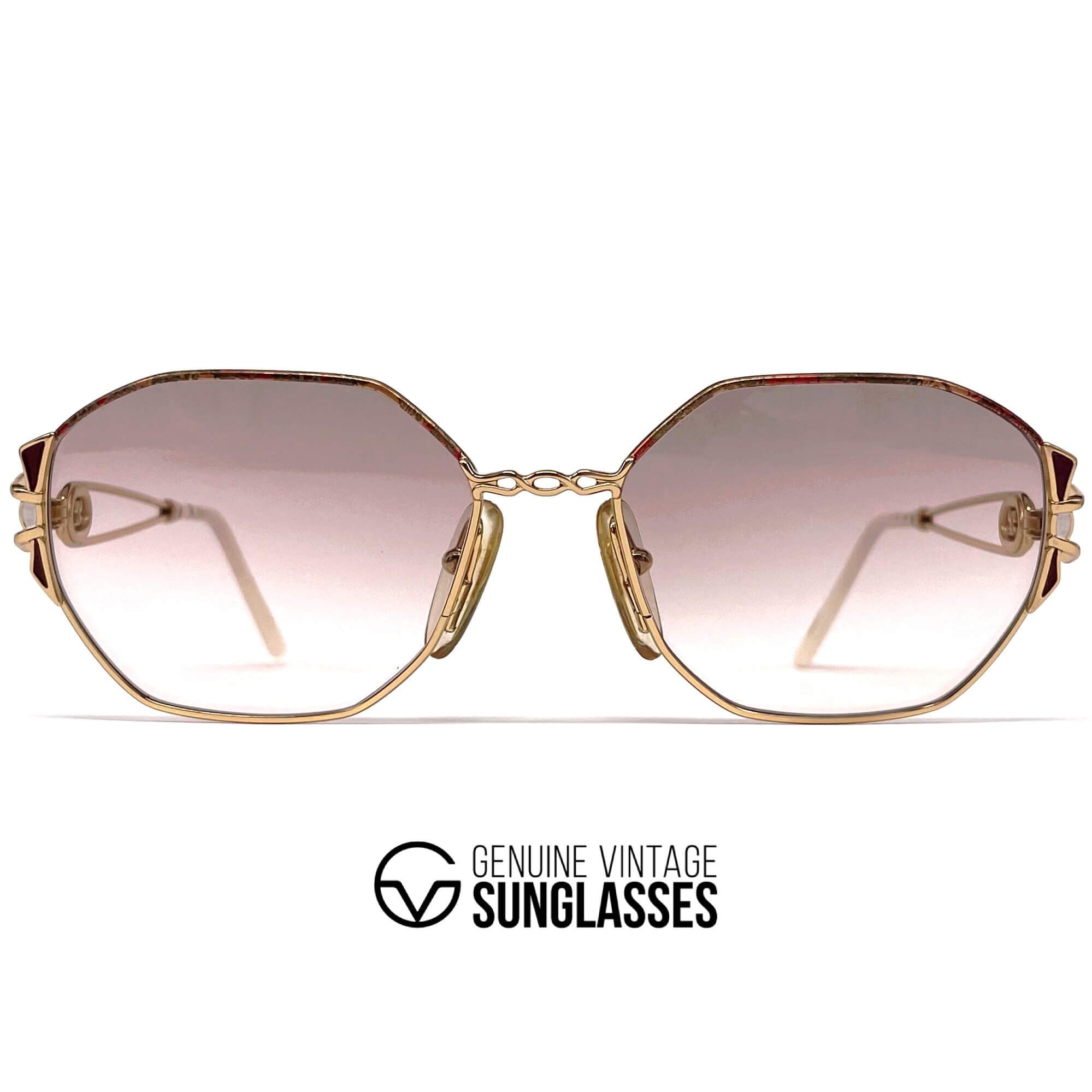 Vintage COURREGES 8627 geometric designer sunglasses