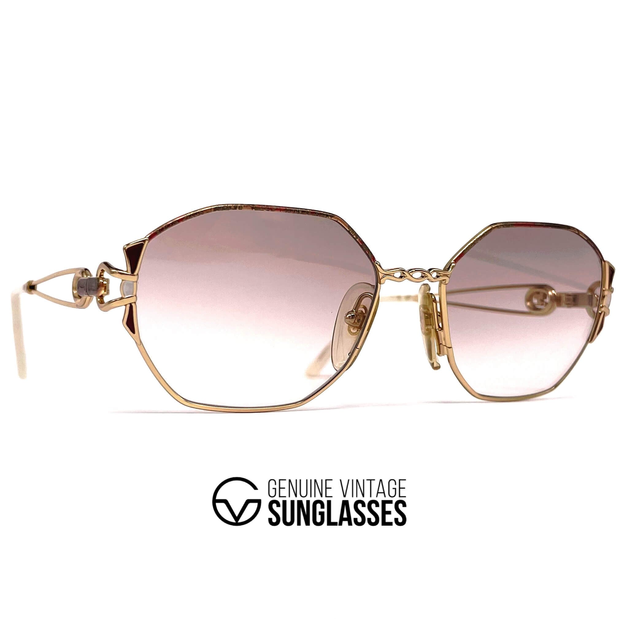 Vintage COURREGES 8627 geometric designer sunglasses