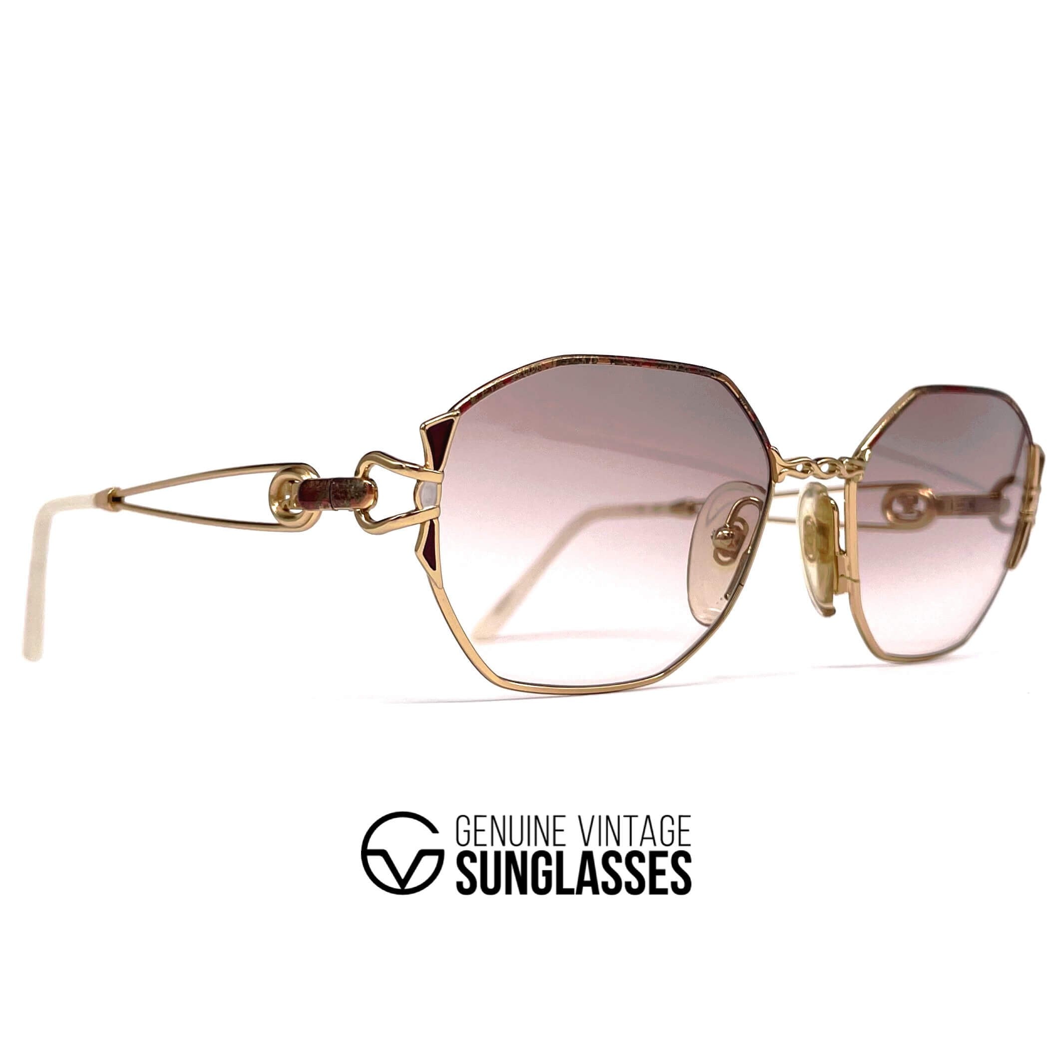 Vintage COURREGES 8627 geometric designer sunglasses