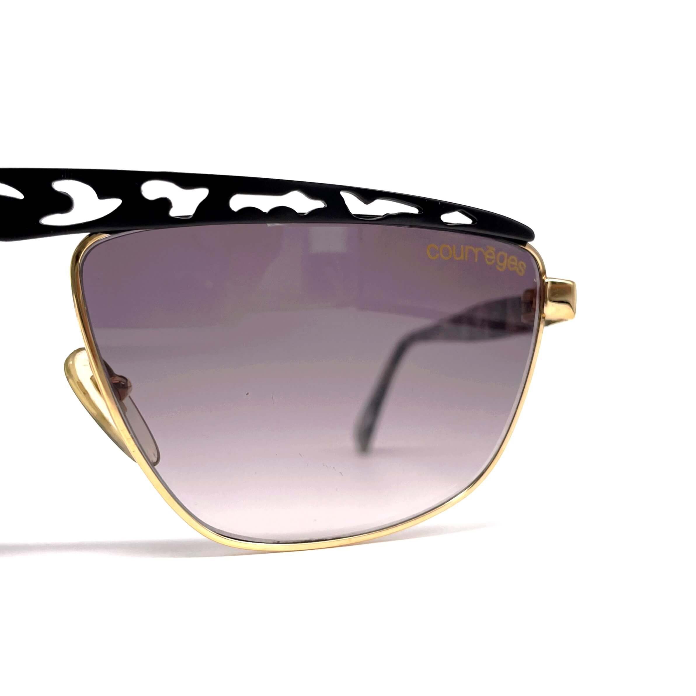 Vintage COURREGES 9124 rare iconic designer sunglasses
