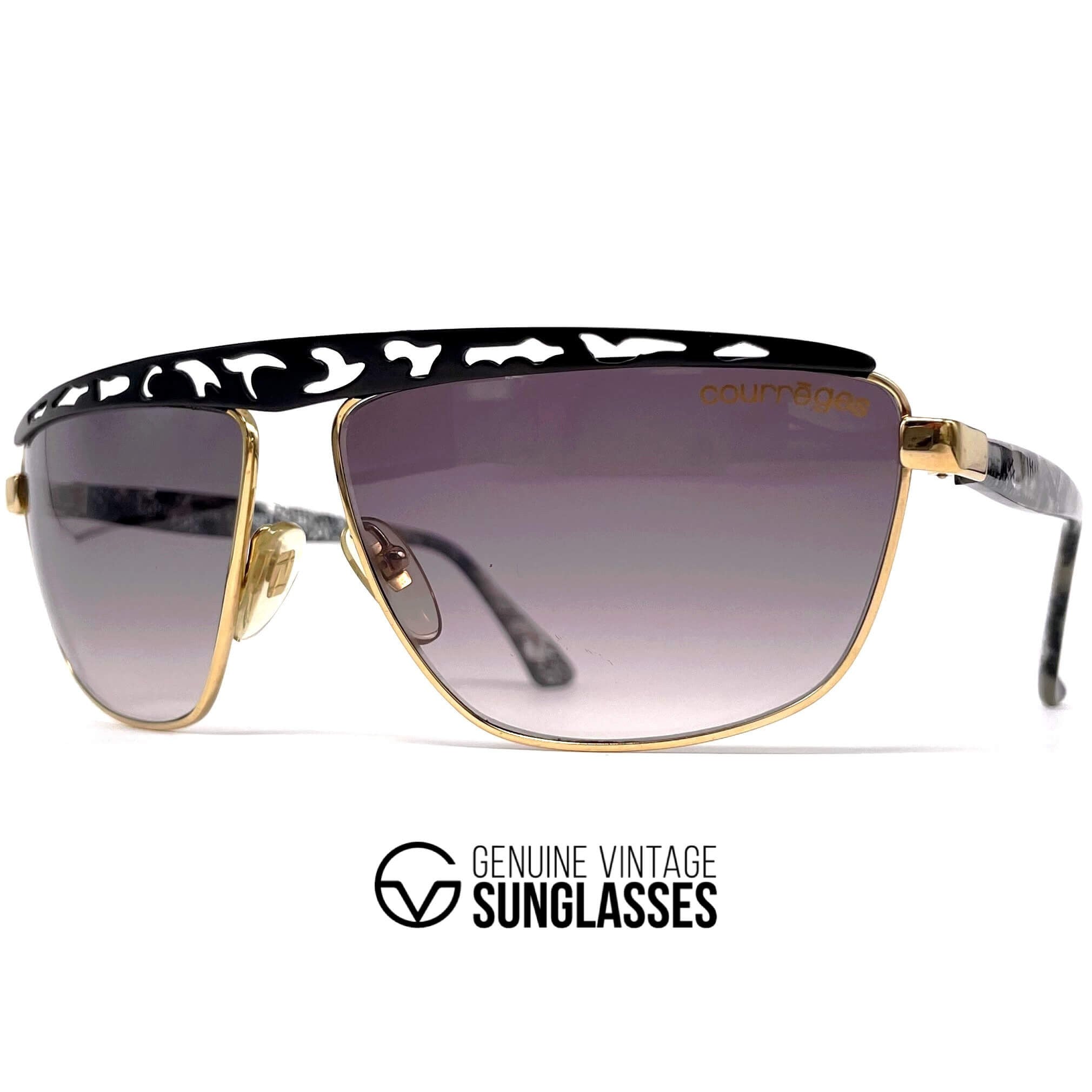 Vintage COURREGES 9124 rare iconic designer sunglasses