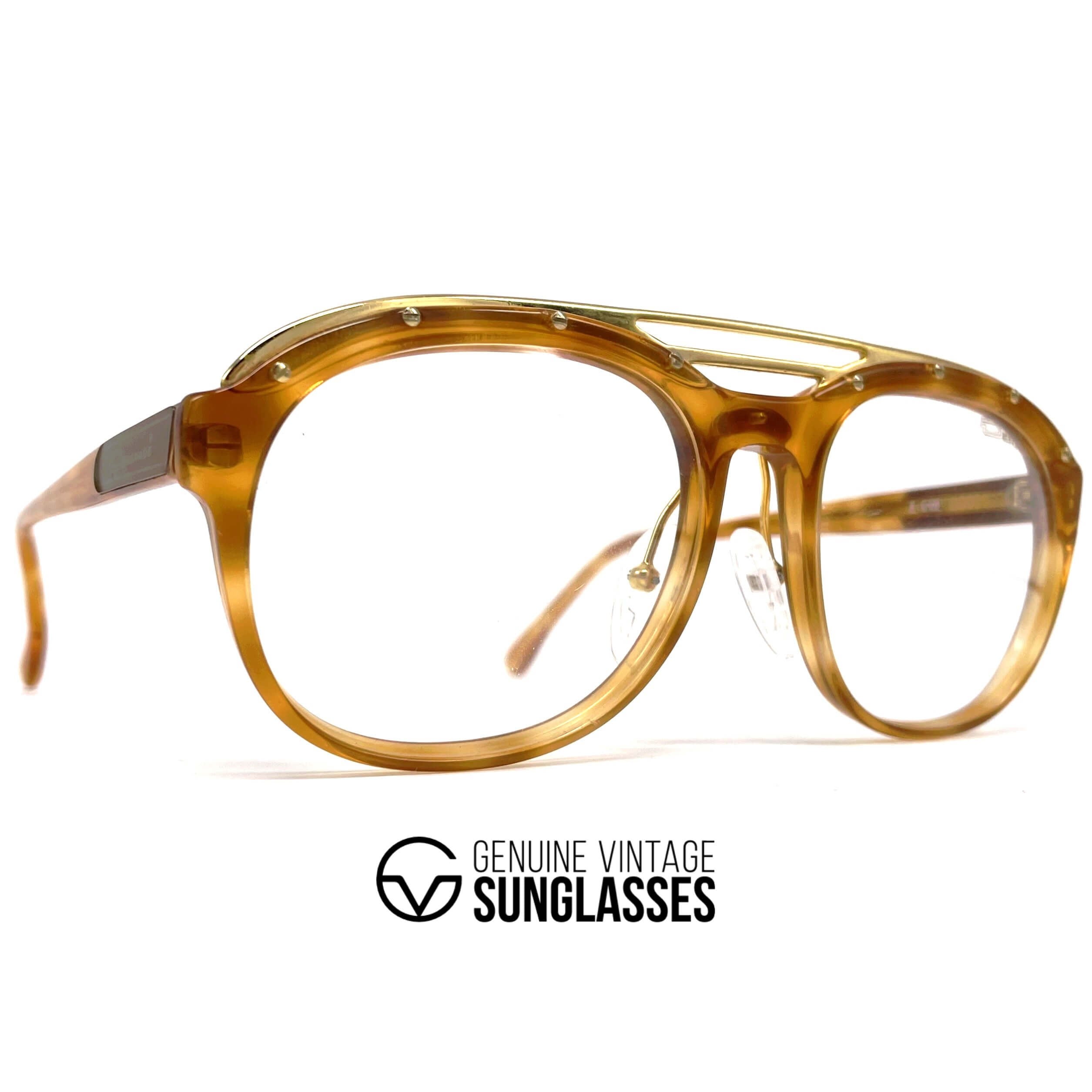 Vintage DÉRAPAGE Z-C02 Collections oversized artistic glasses frames