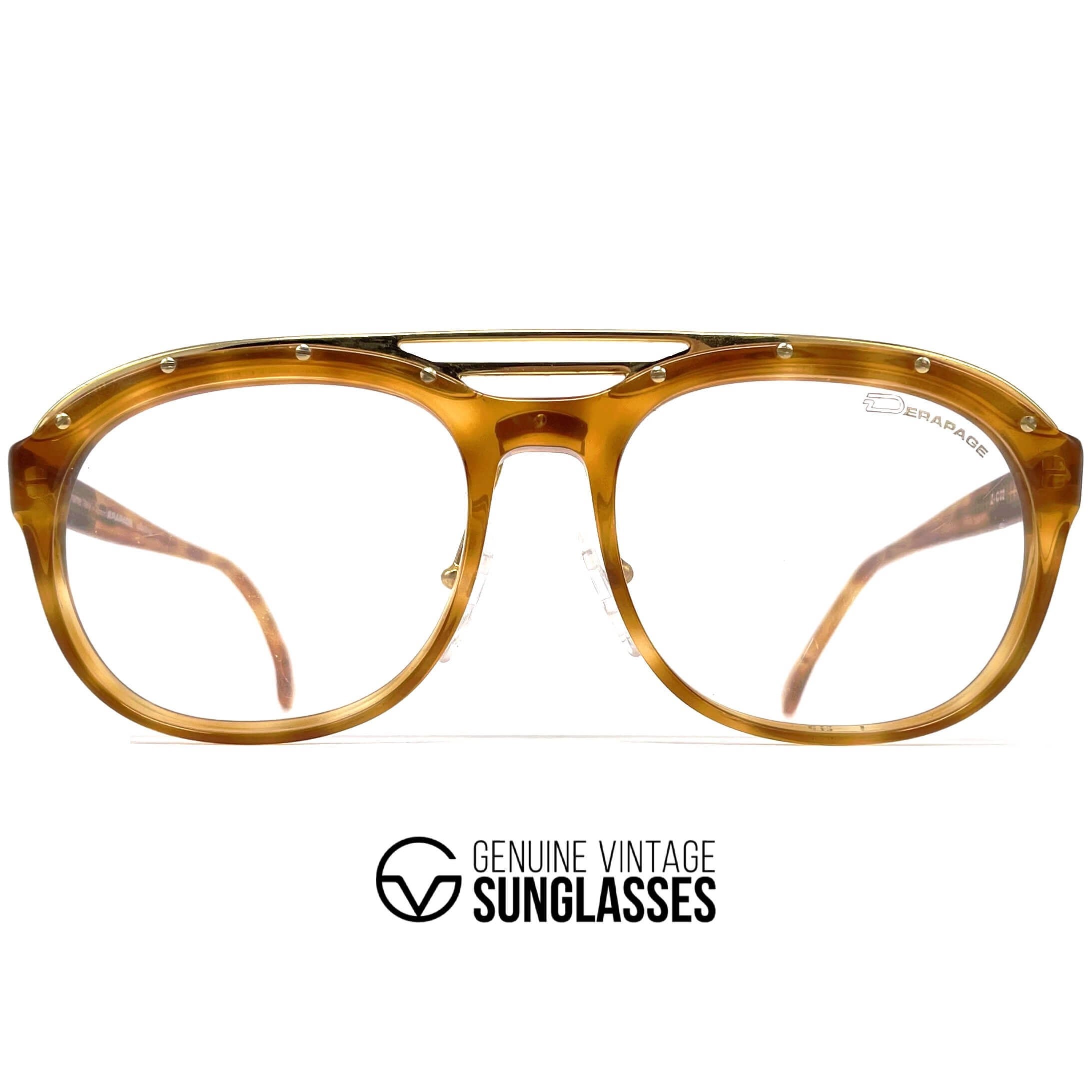 Vintage DÉRAPAGE Z-C02 Collections oversized artistic glasses frames