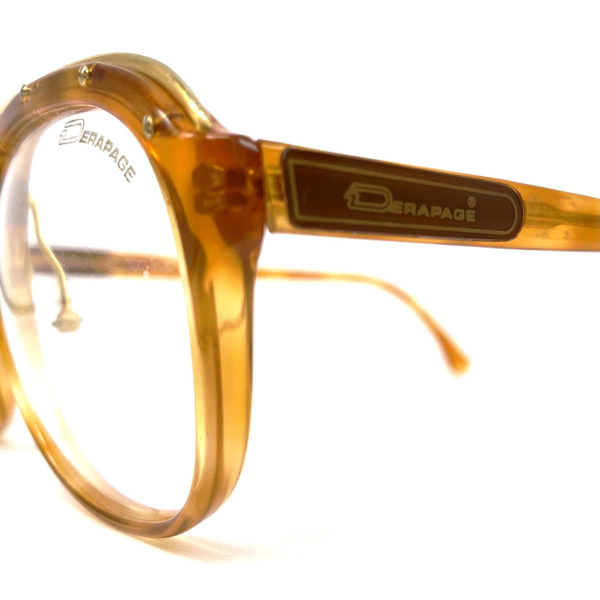 Vintage DÉRAPAGE Z-C02 Collections oversized artistic glasses frames