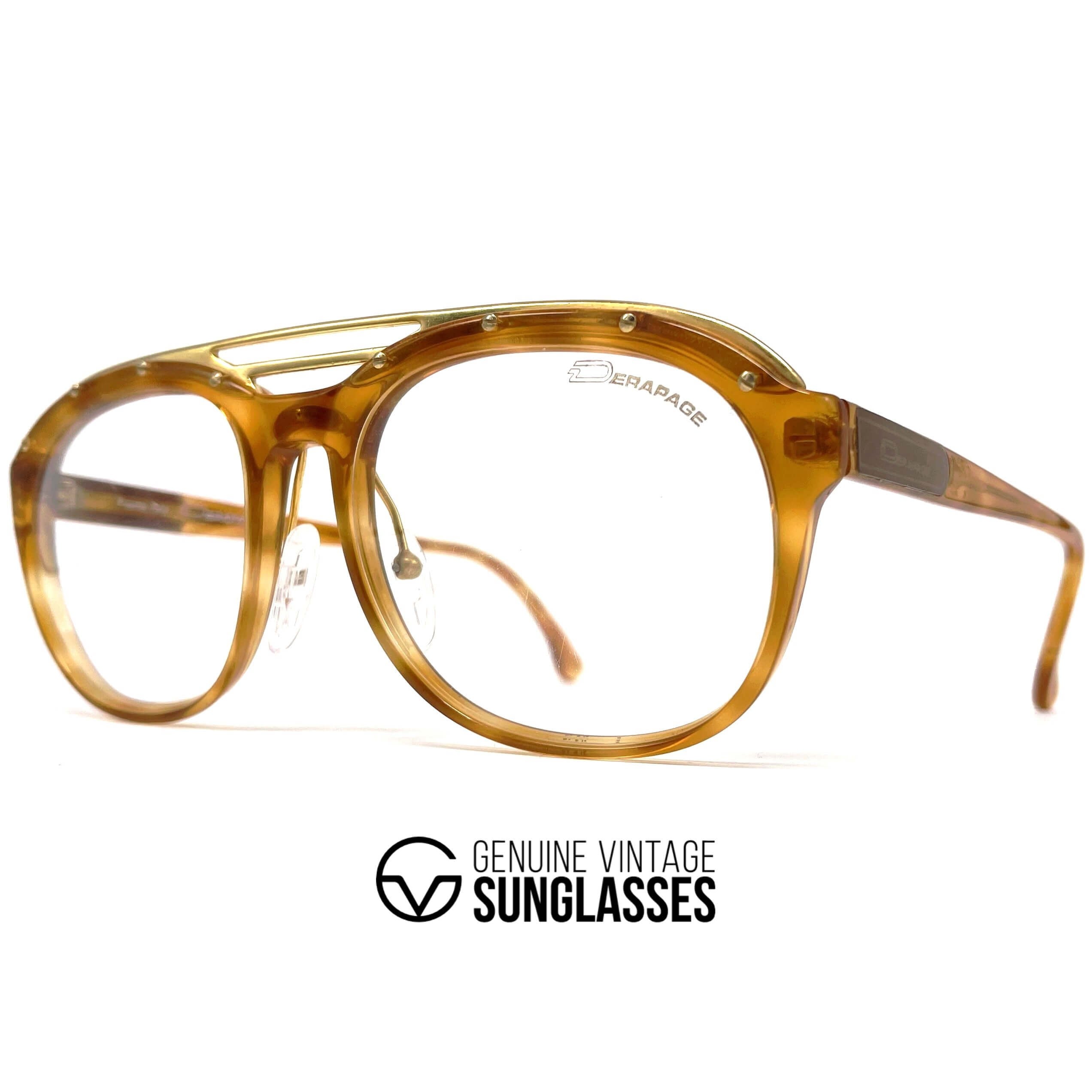 Vintage DÉRAPAGE Z-C02 Collections oversized artistic glasses frames