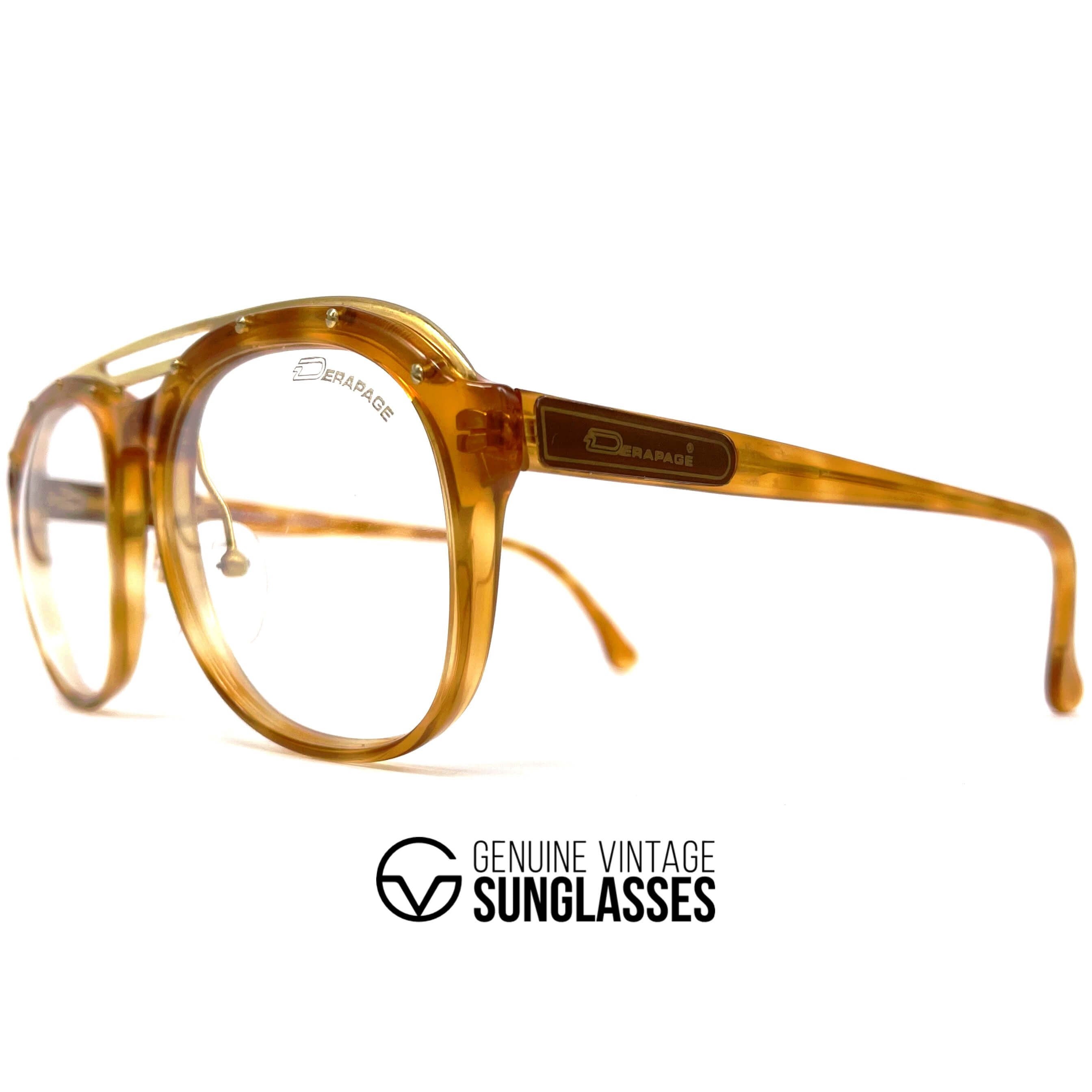 Vintage DÉRAPAGE Z-C02 Collections oversized artistic glasses frames