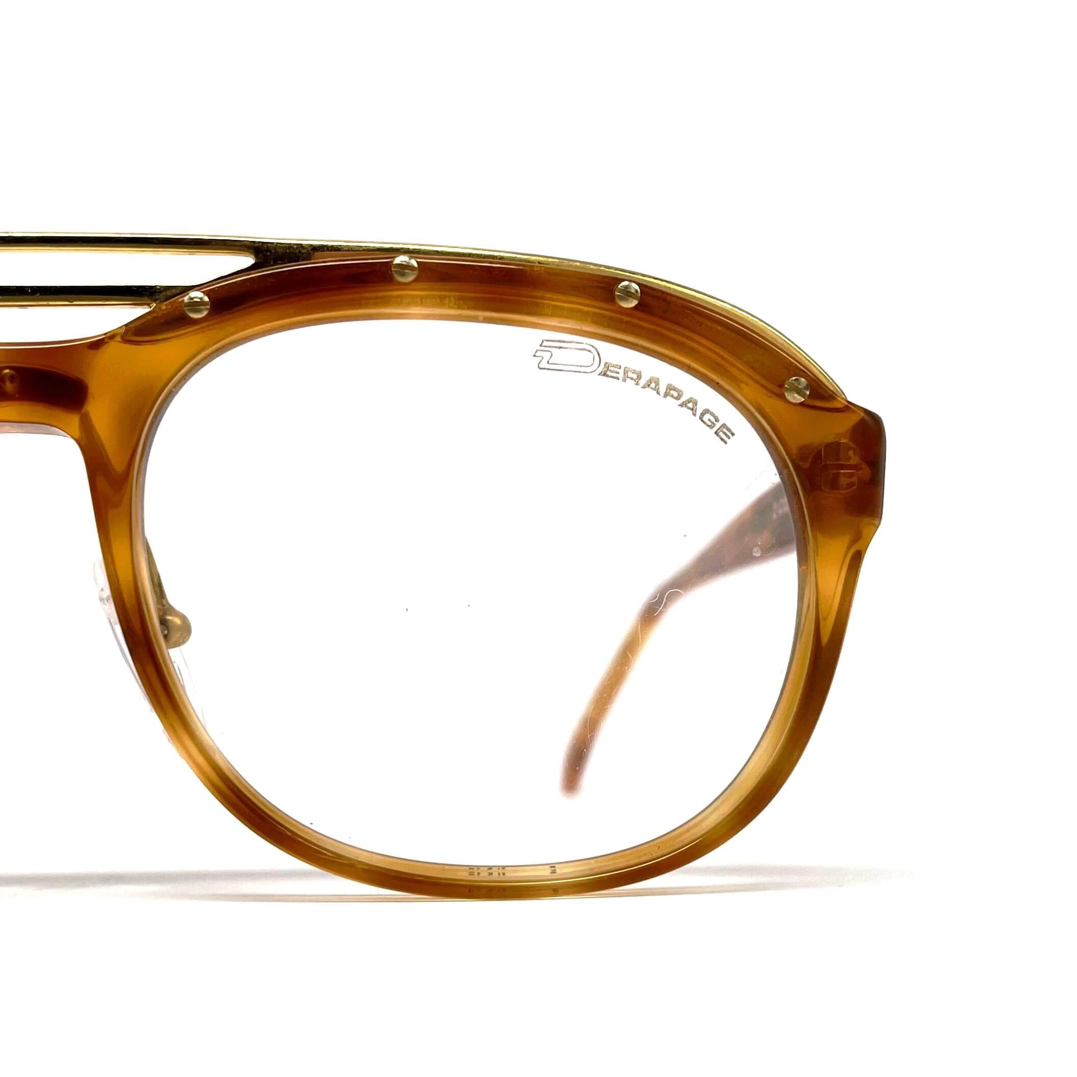 Vintage DÉRAPAGE Z-C02 Collections oversized artistic glasses frames