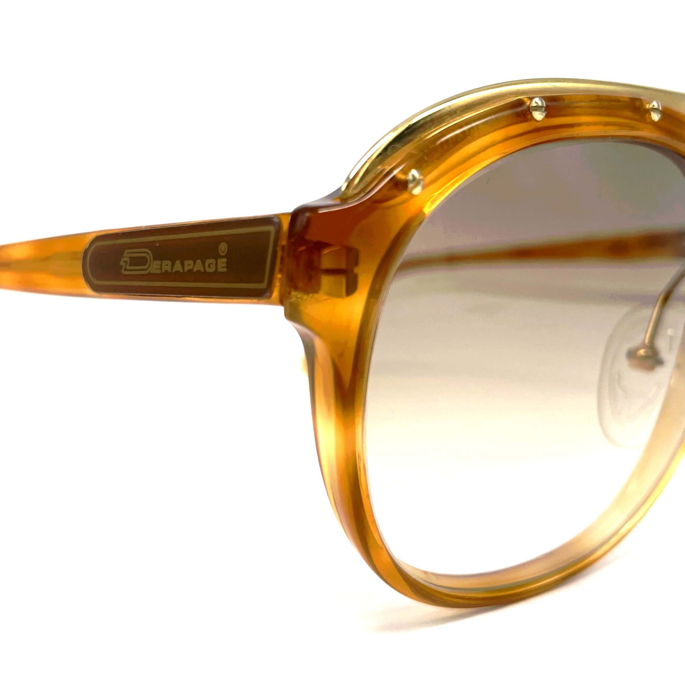 Vintage DÉRAPAGE Z-C02 Collections oversized artistic sunglasses