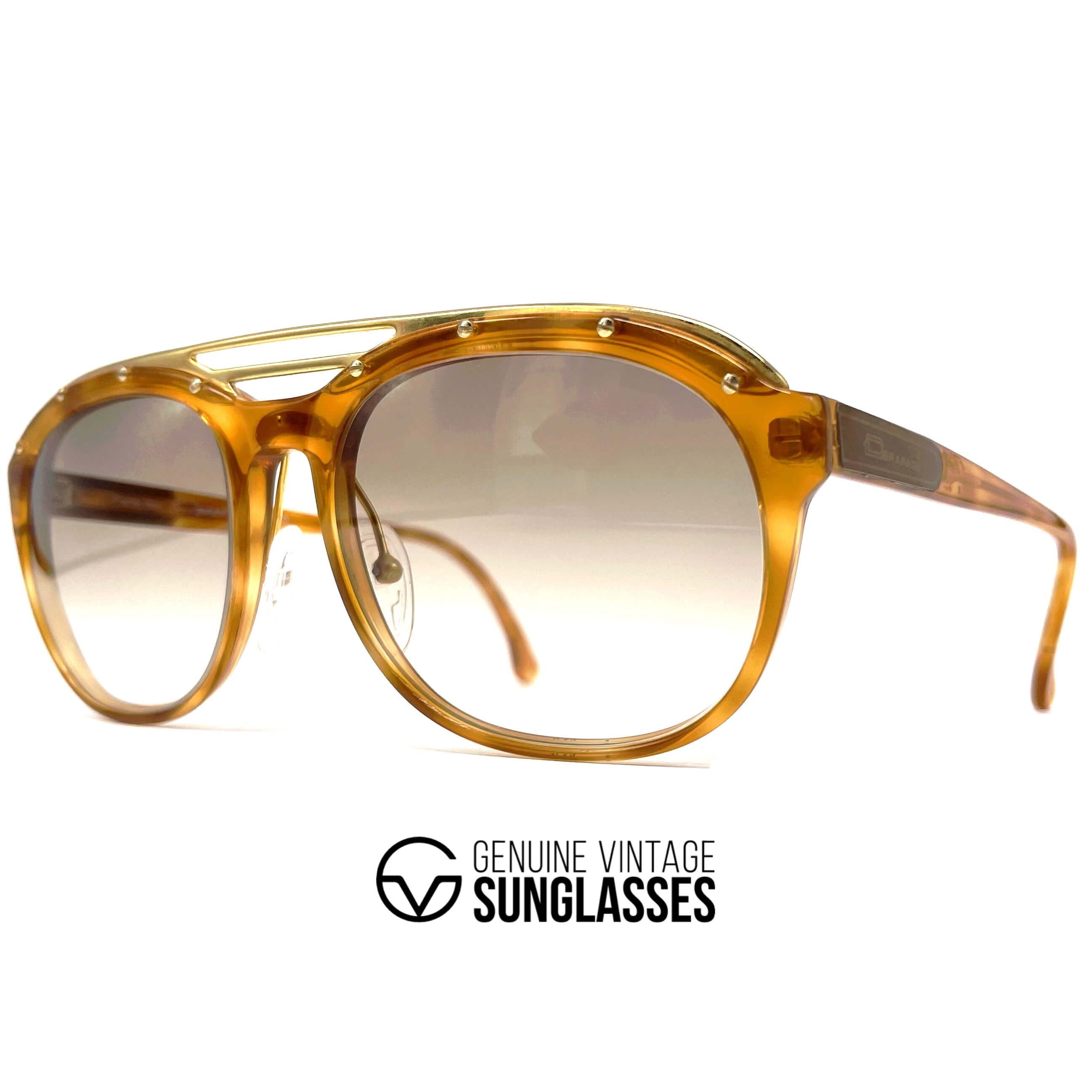 Vintage DÉRAPAGE Z-C02 Collections oversized artistic sunglasses