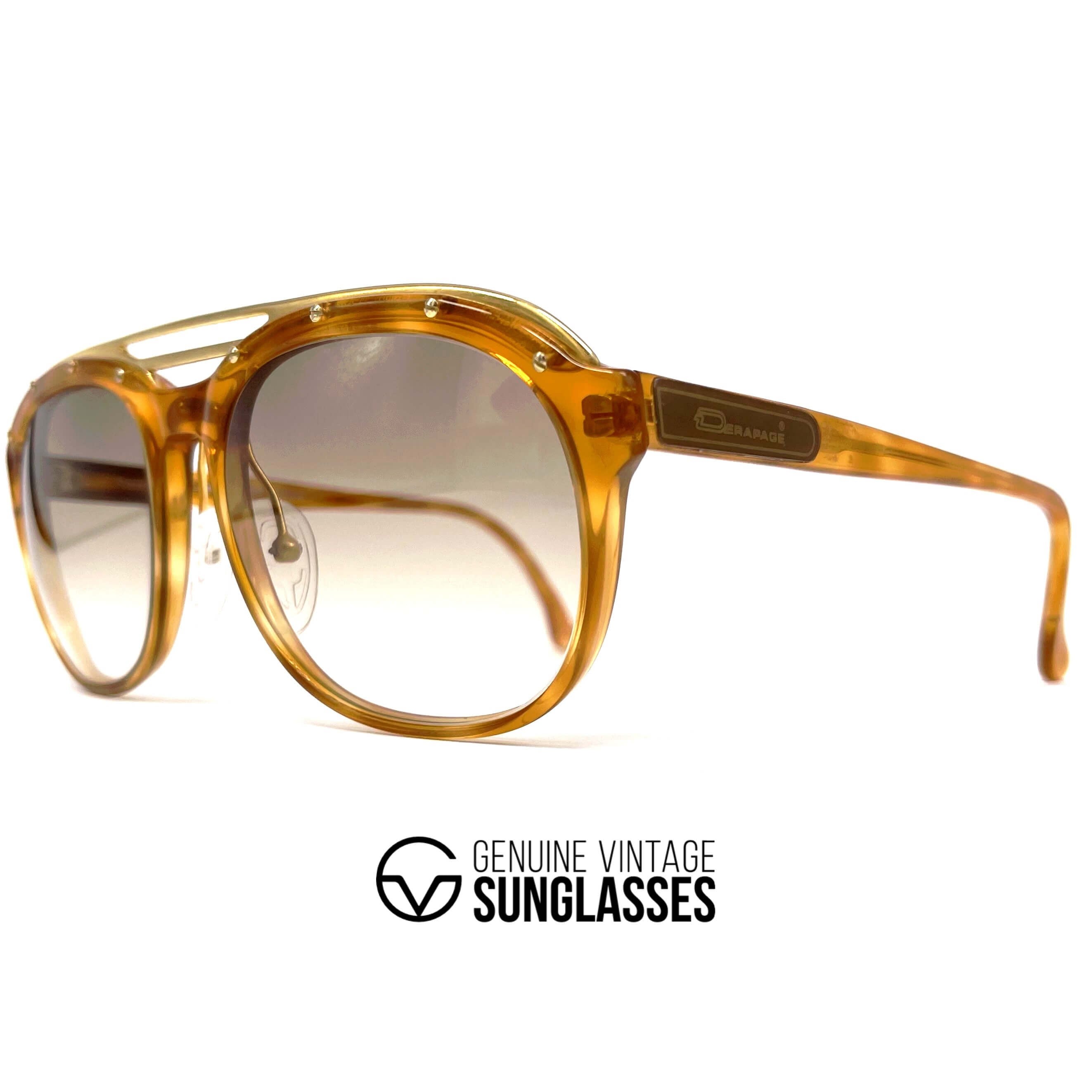 Vintage DÉRAPAGE Z-C02 Collections oversized artistic sunglasses