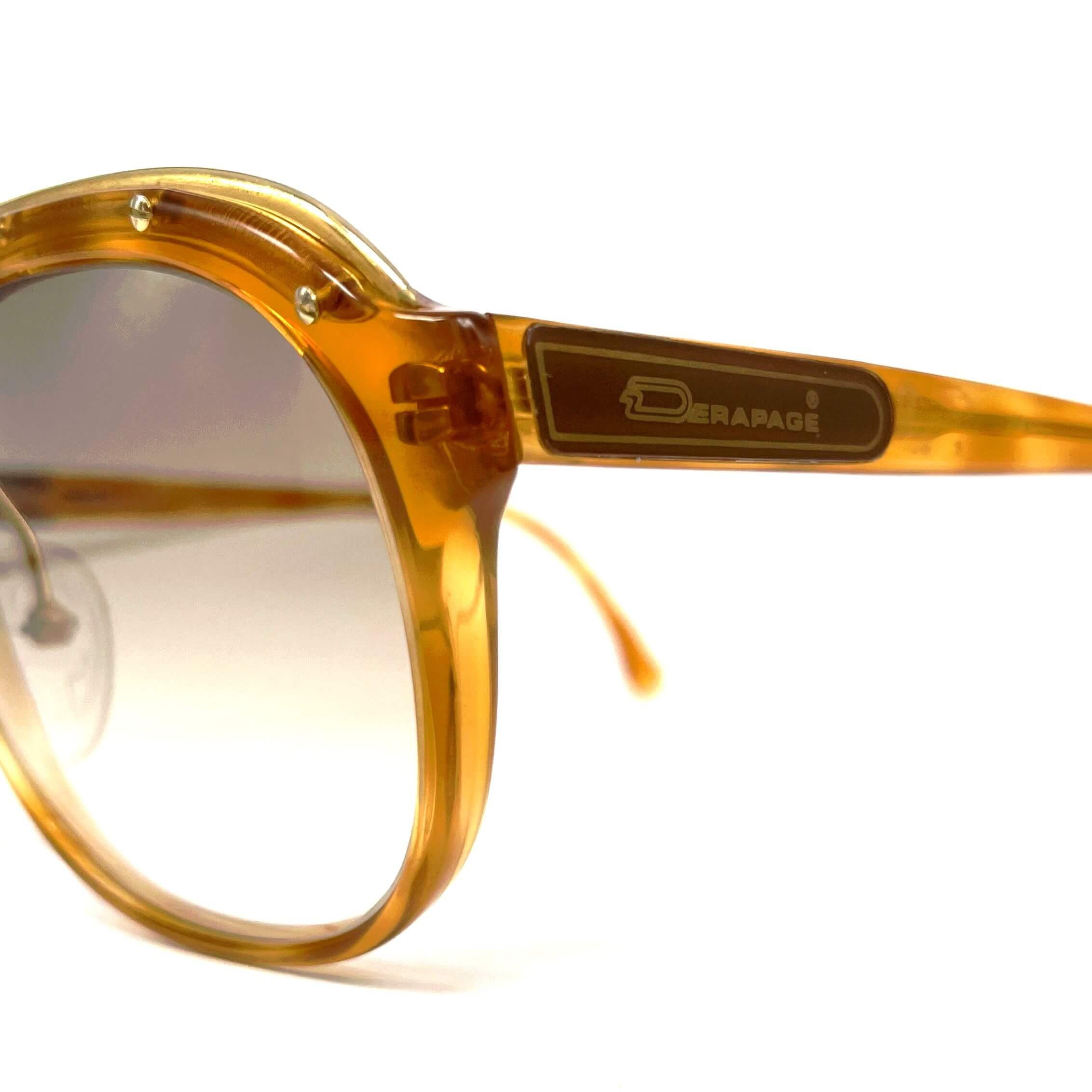 Vintage DÉRAPAGE Z-C02 Collections oversized artistic sunglasses