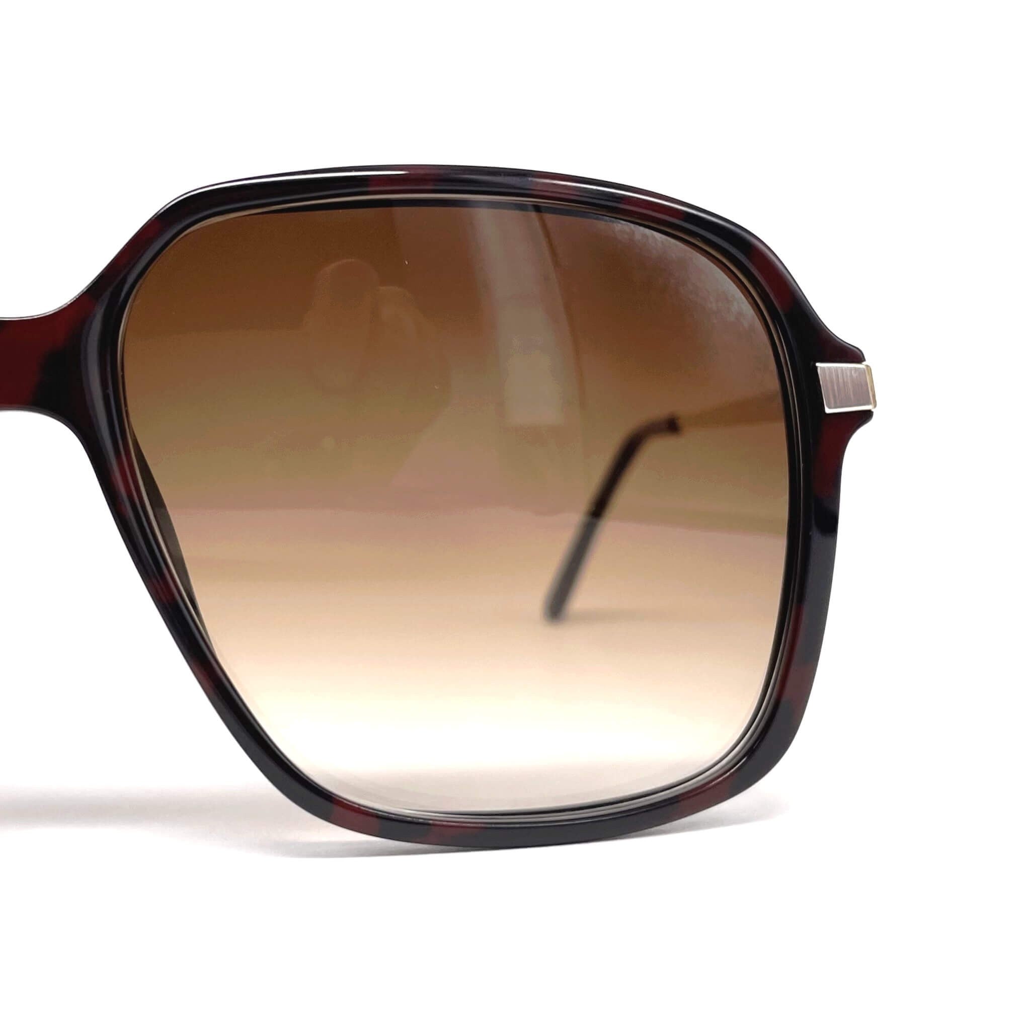 Vintage DUNHILL 6031 brown oversized luxury sunglasses