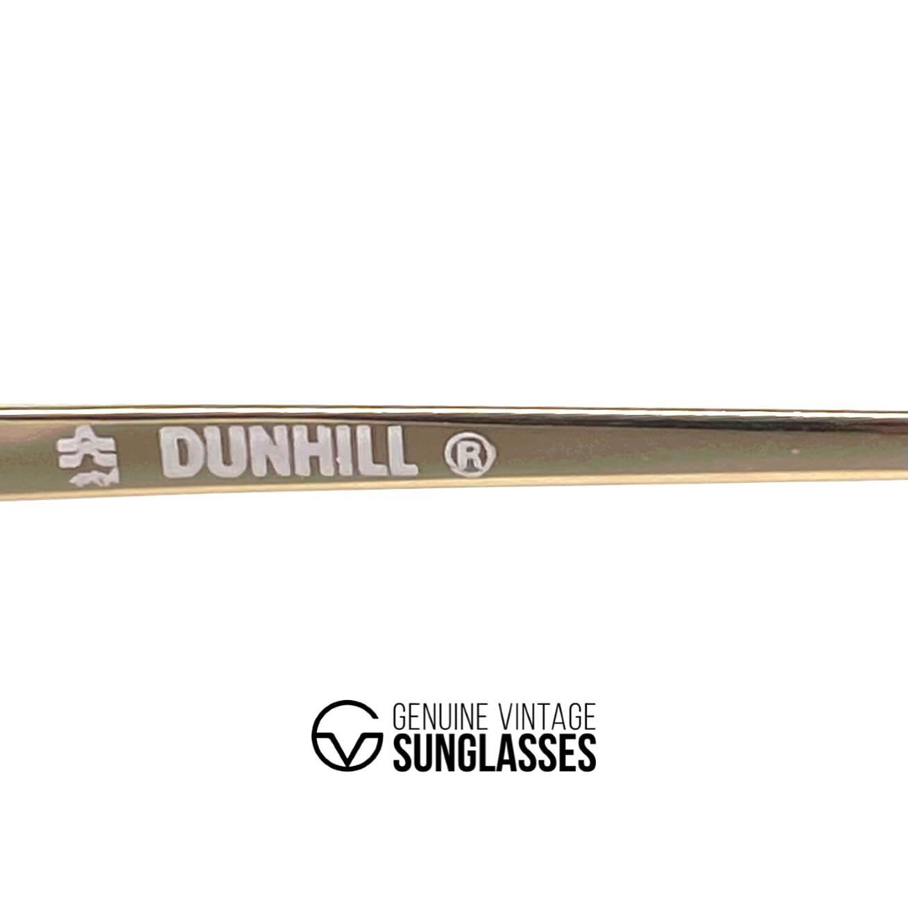Vintage DUNHILL 6031 brown oversized luxury sunglasses
