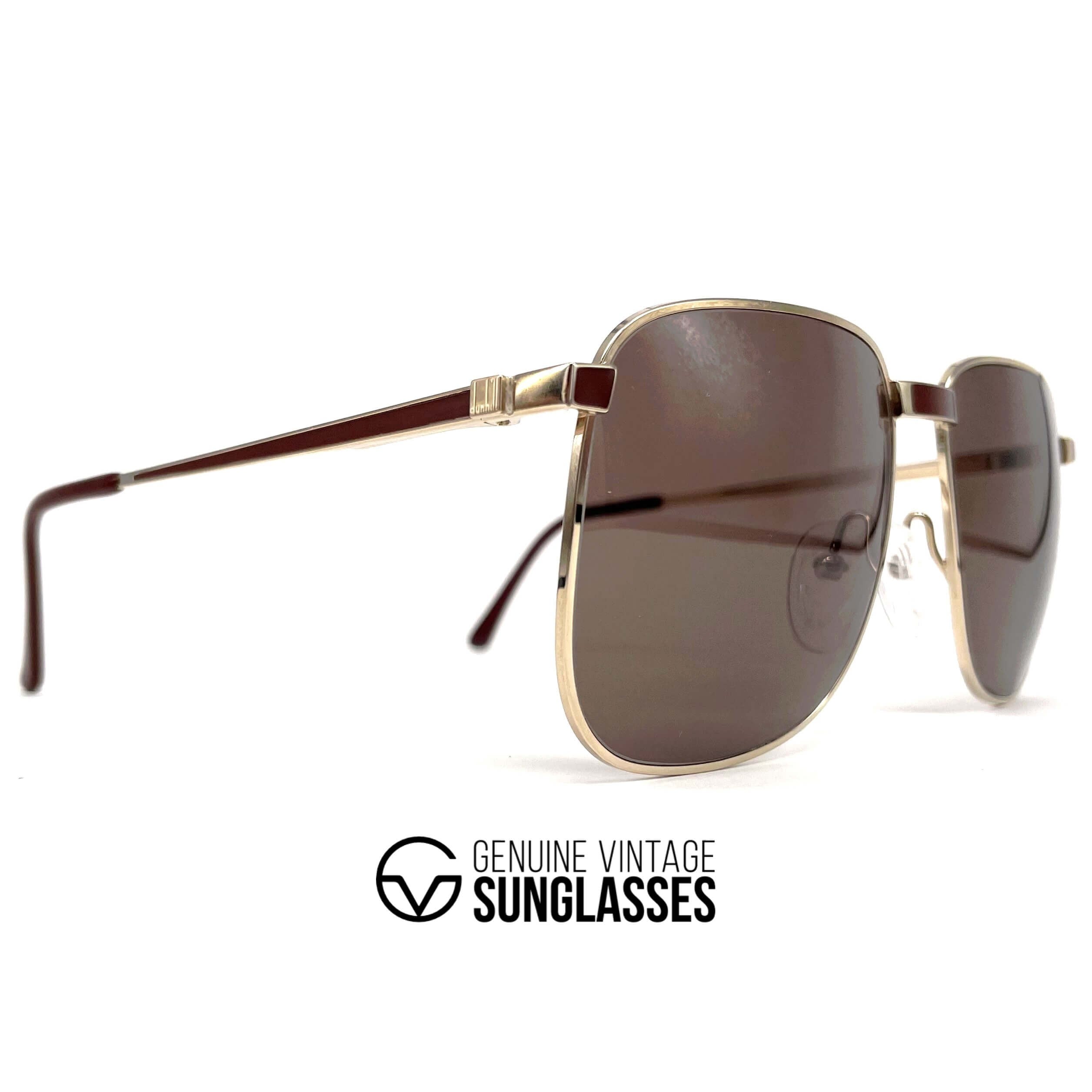 Vintage DUNHILL 6099 gold rhodanized sunglasses