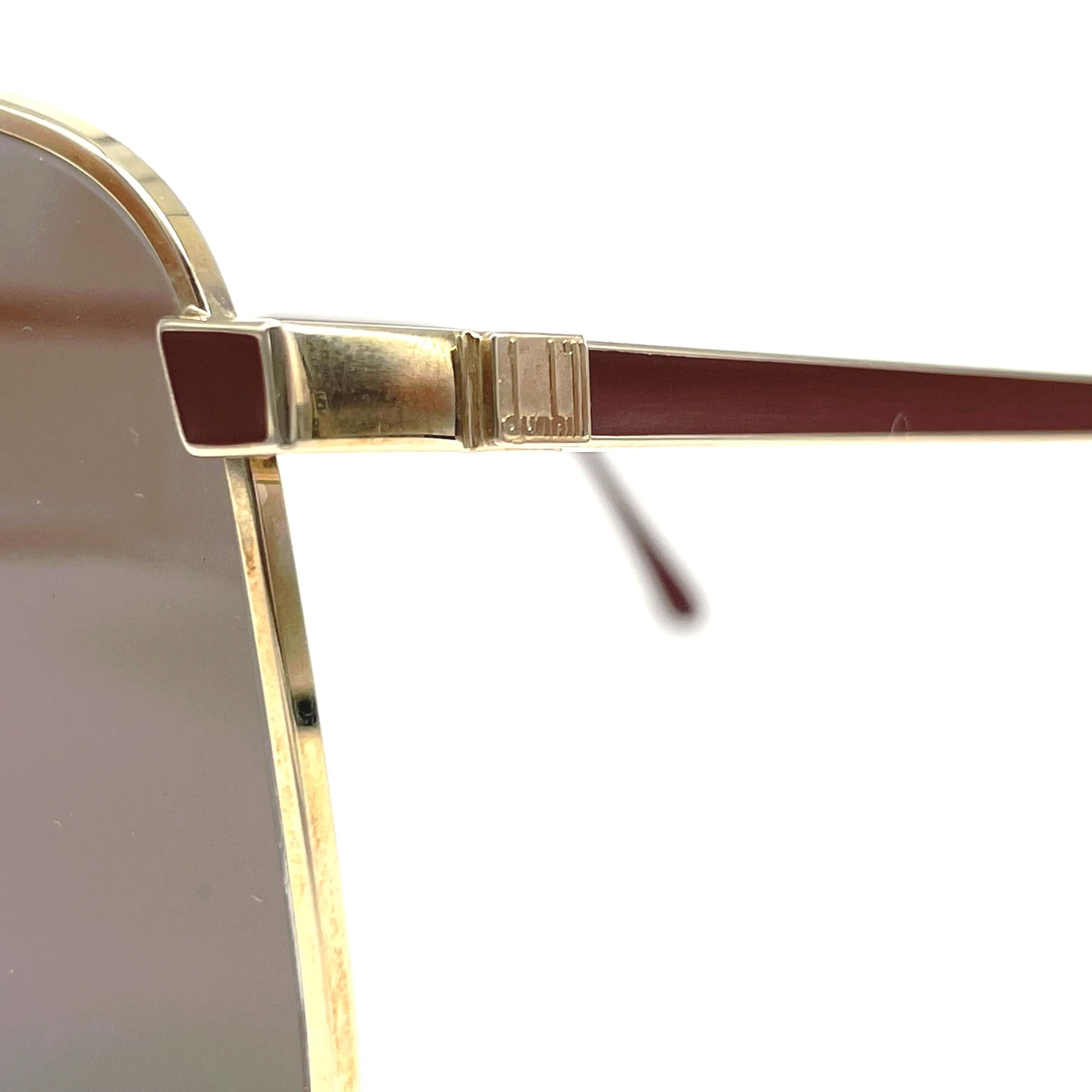 Vintage DUNHILL 6099 gold rhodanized sunglasses