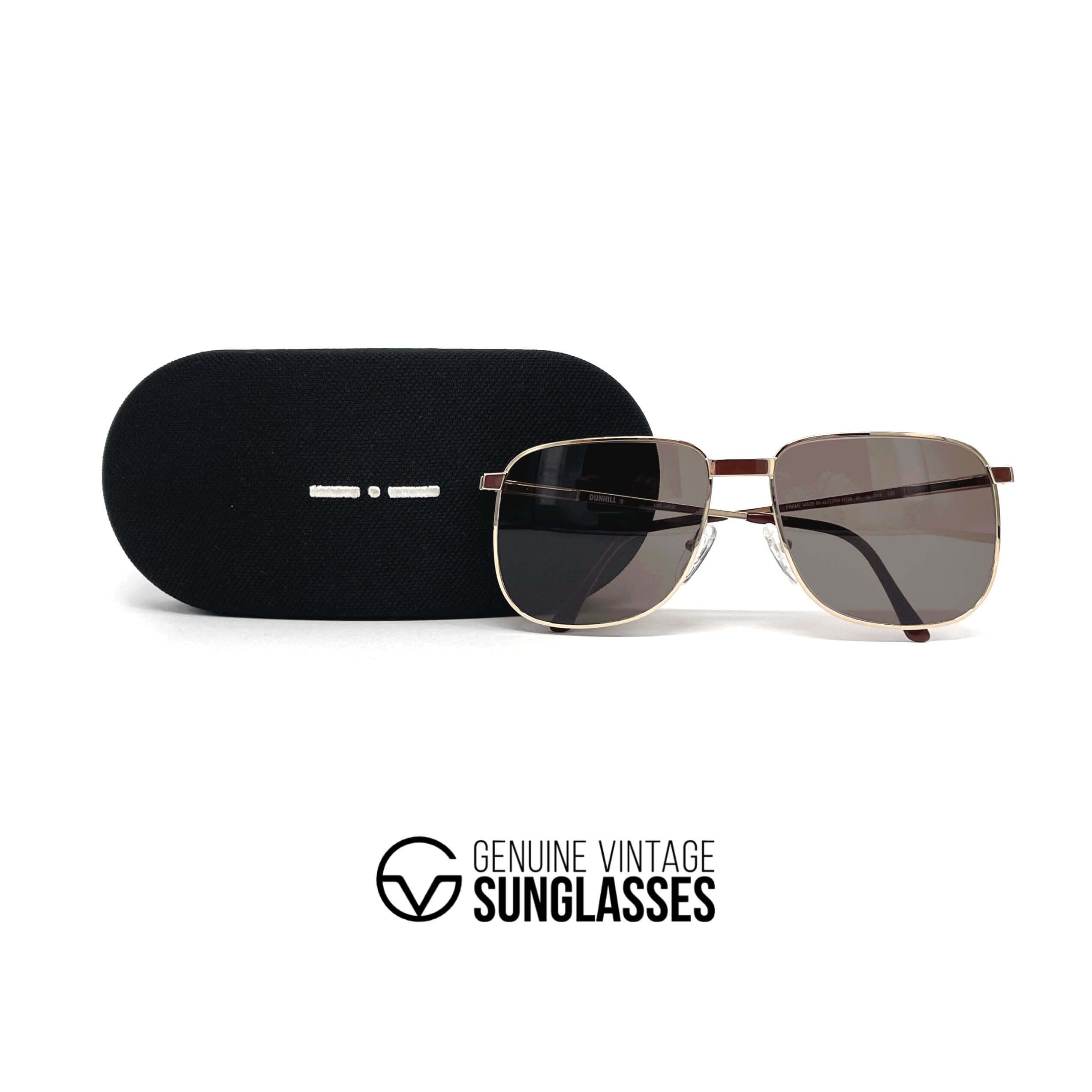 Vintage DUNHILL 6099 gold rhodanized sunglasses