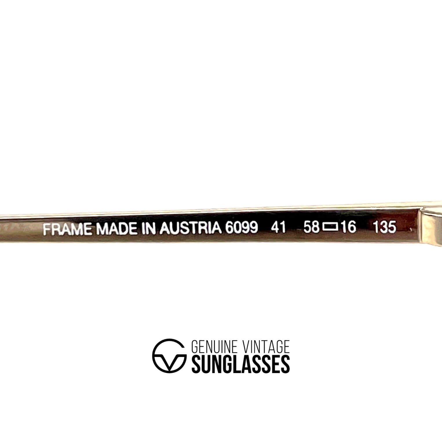 Vintage DUNHILL 6099 gold rhodanized sunglasses