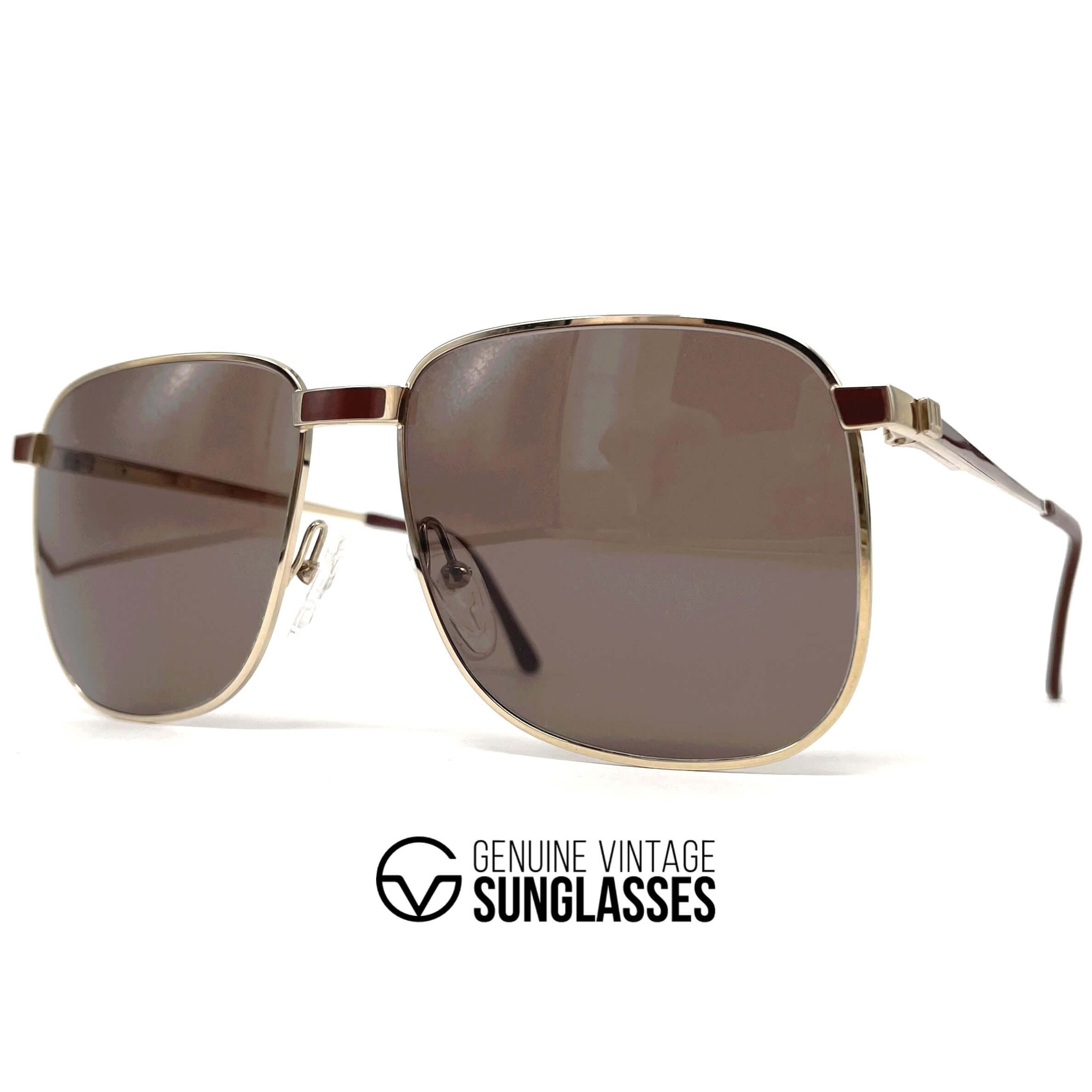 Vintage DUNHILL 6099 gold rhodanized sunglasses