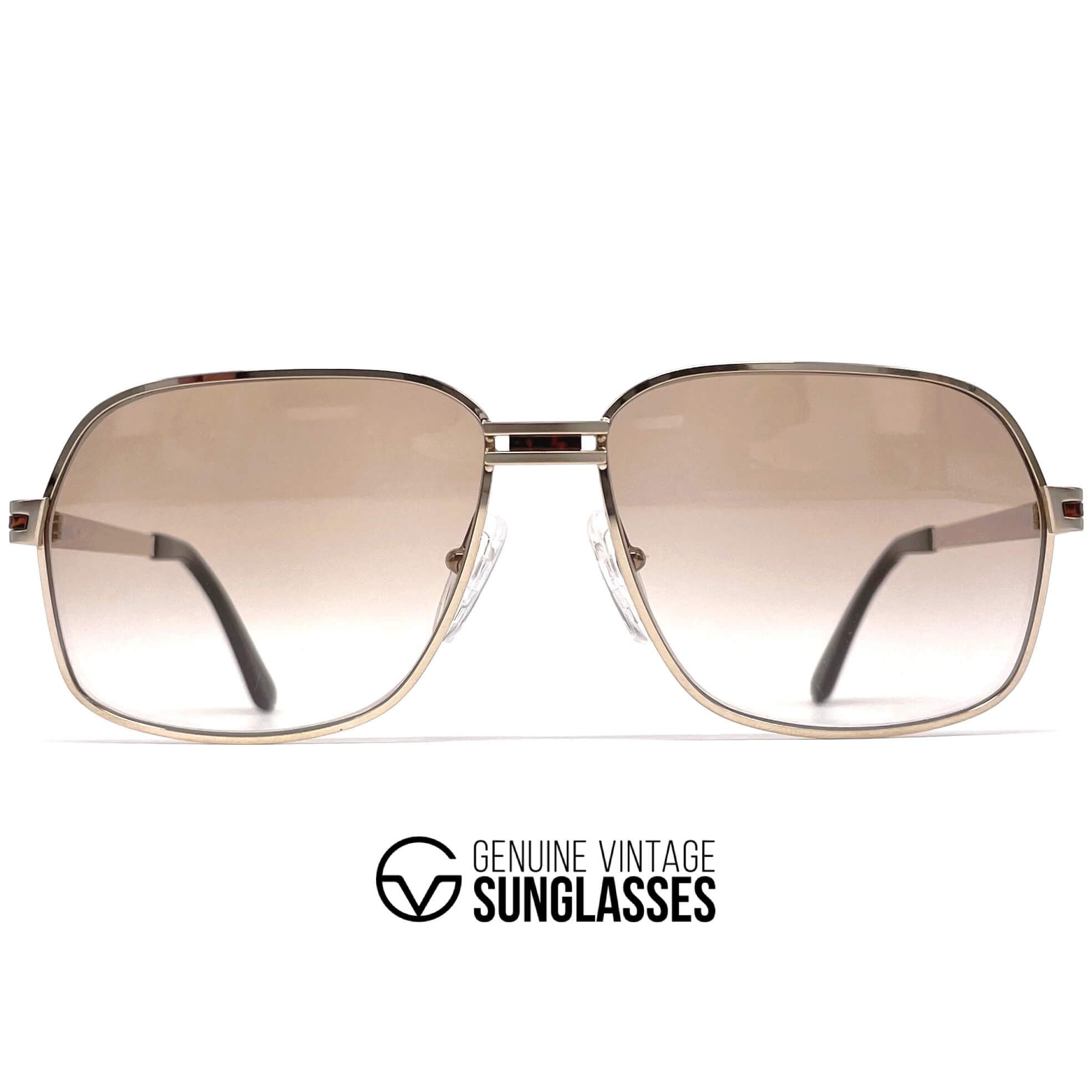Vintage DUNHILL 6109 gold luxury sunglasses