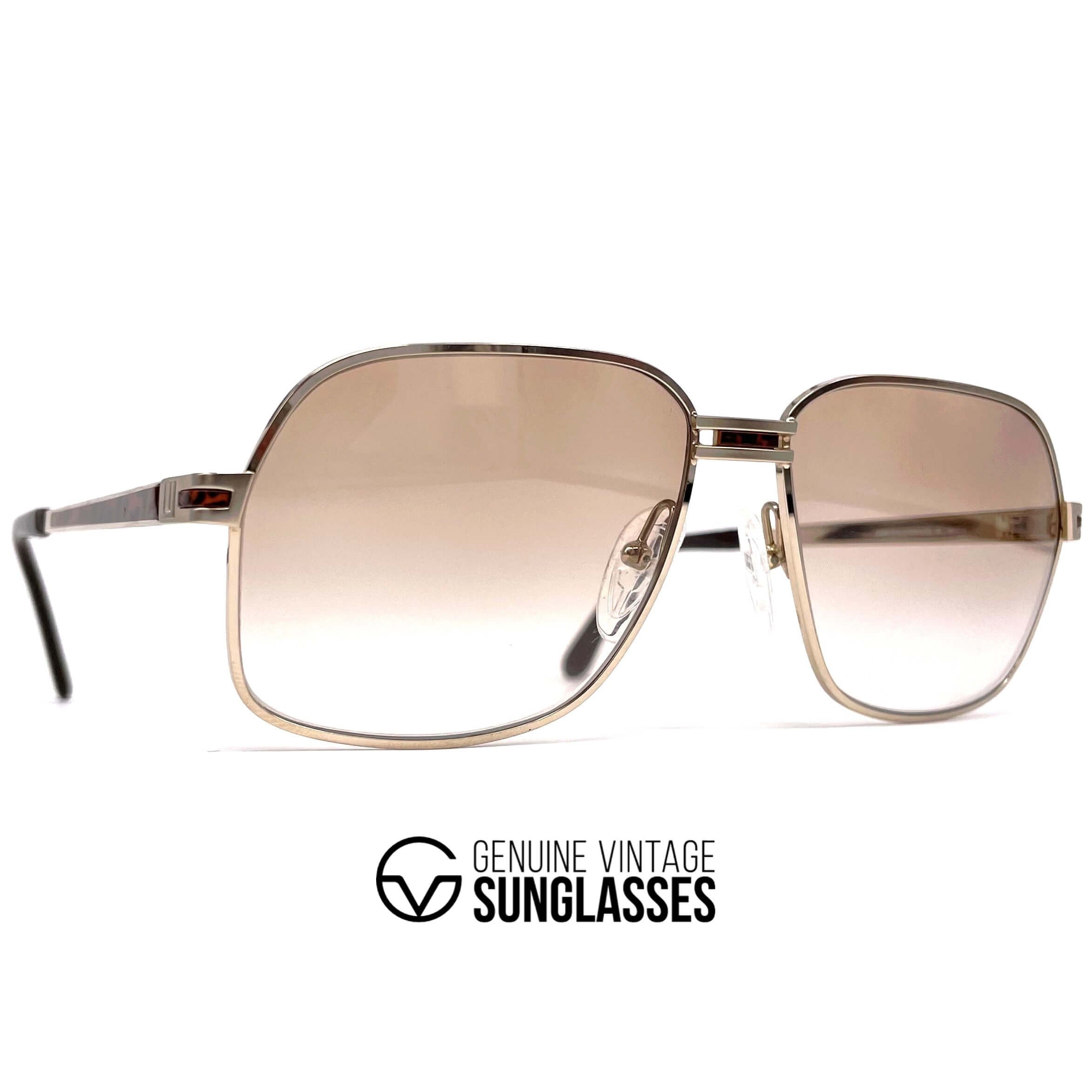 Vintage DUNHILL 6109 gold luxury sunglasses