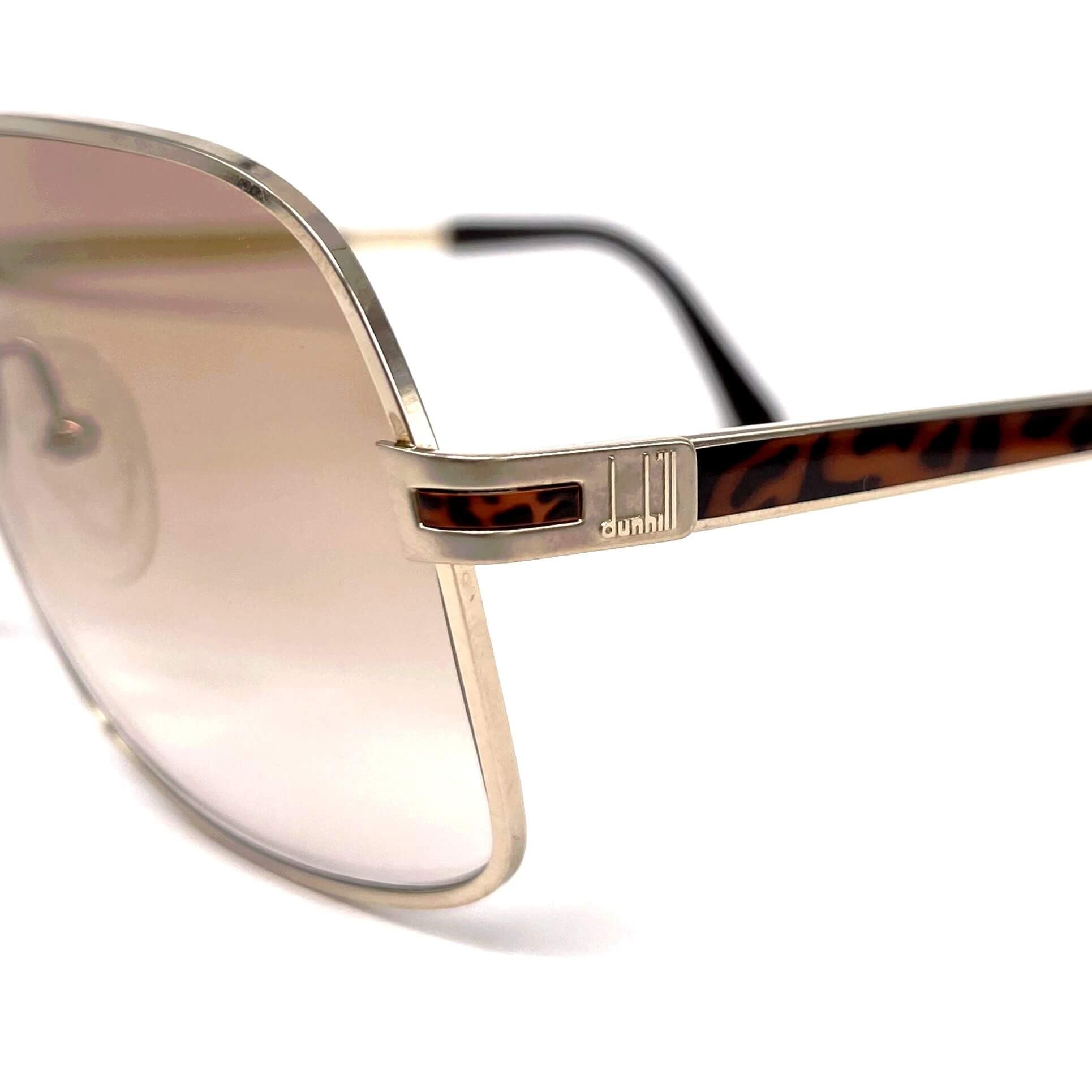 Vintage DUNHILL 6109 gold luxury sunglasses