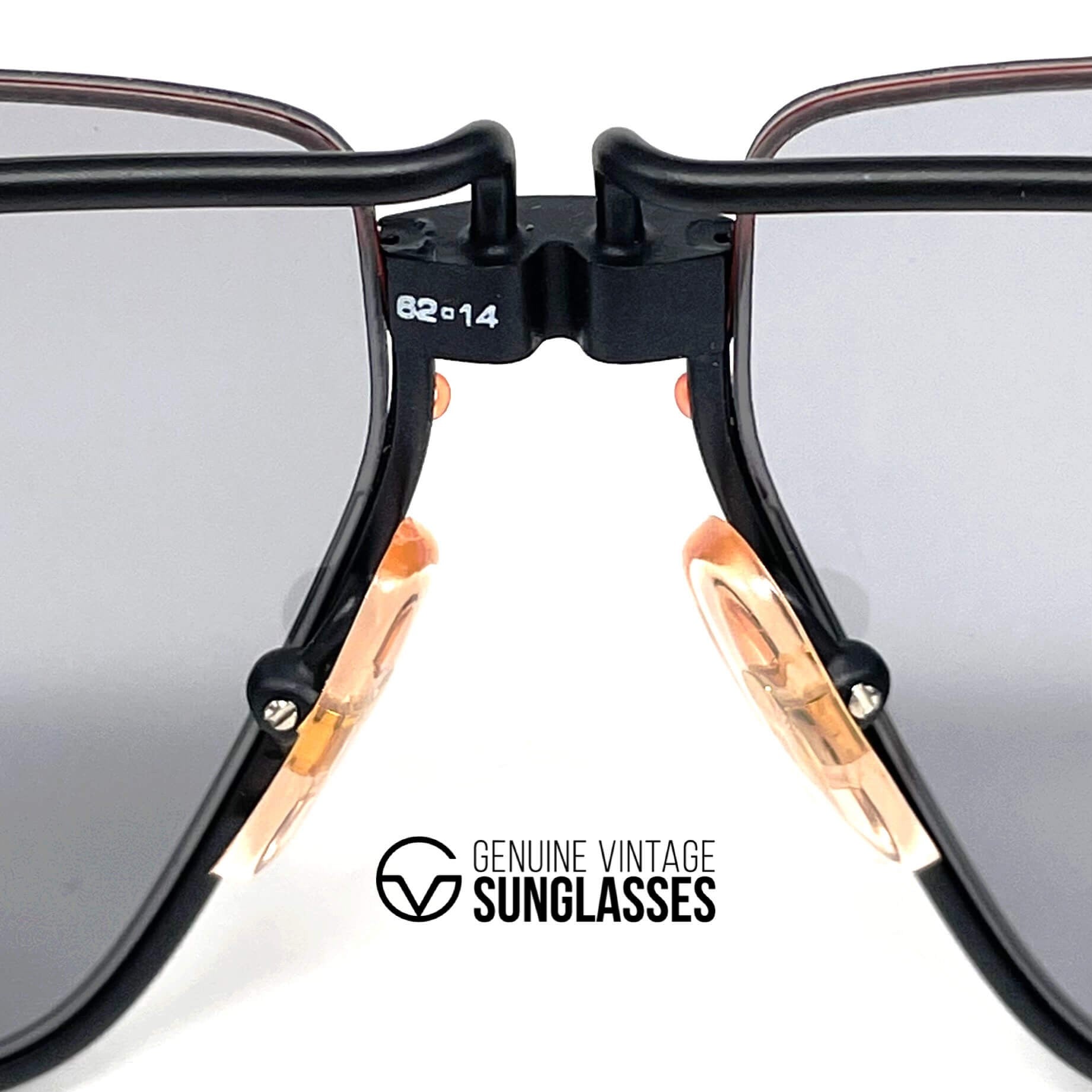 Vintage FERRARI F18/S black rimless sunglasses