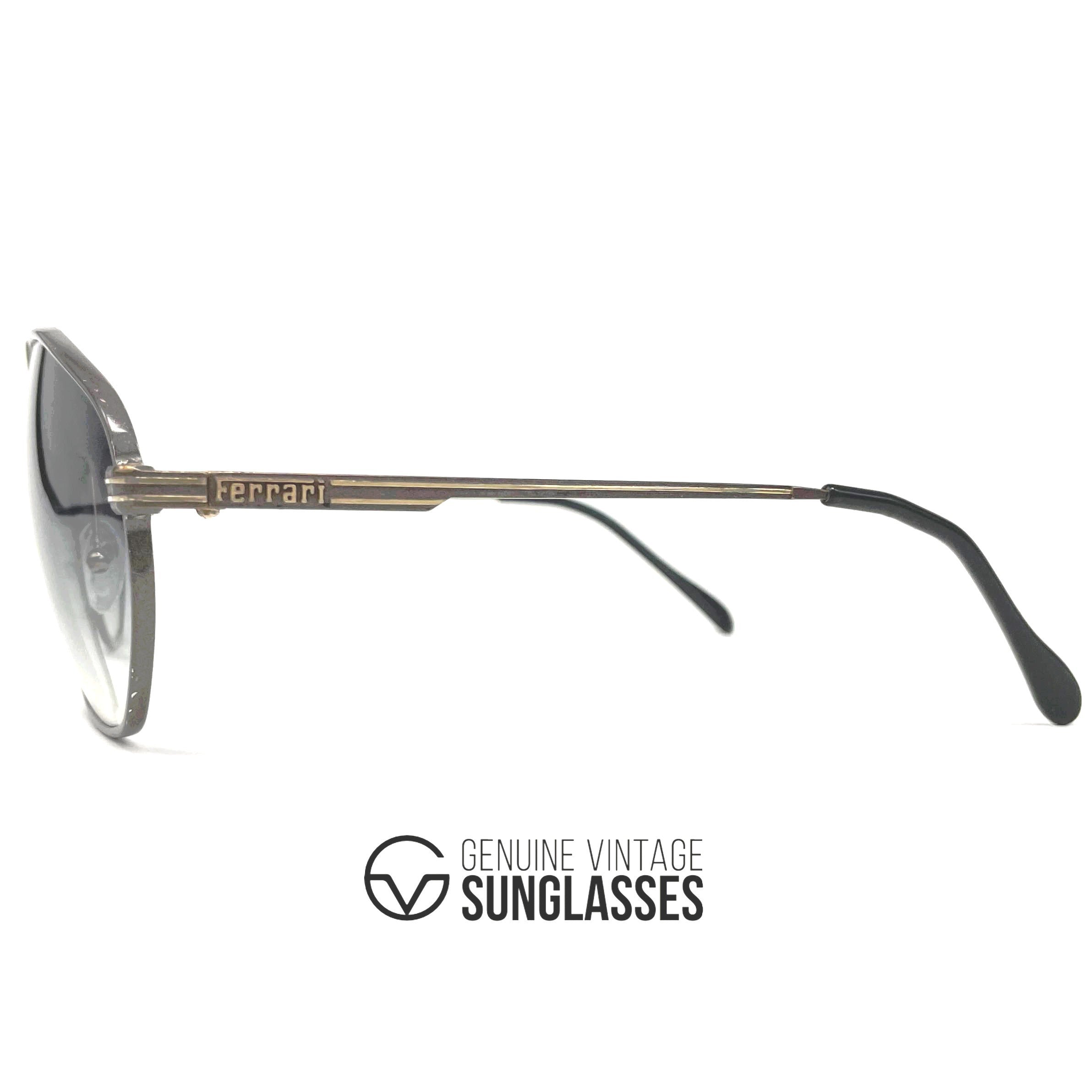 Vintage FERRARI F22/S aviator sunglasses