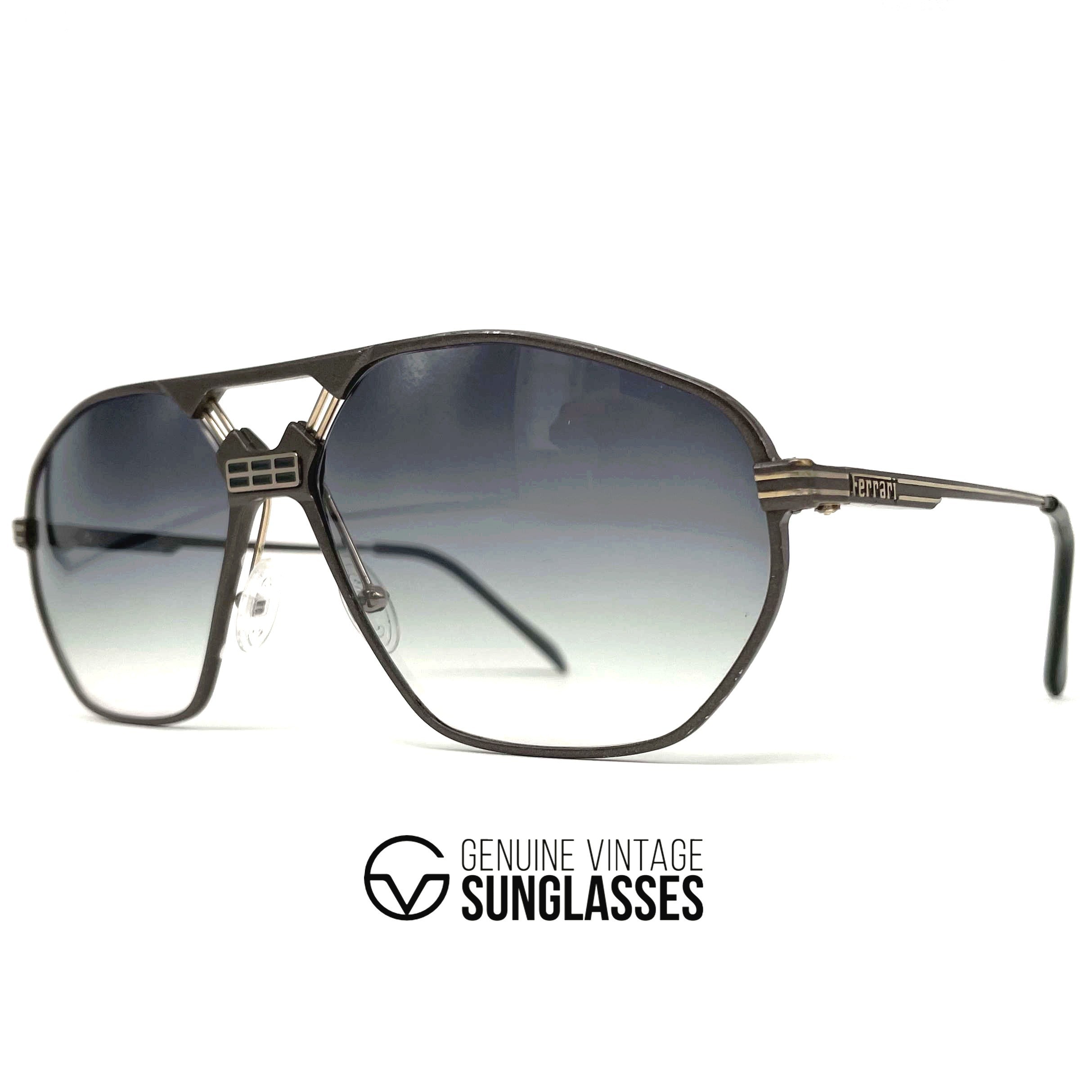 Vintage FERRARI F22/S aviator sunglasses
