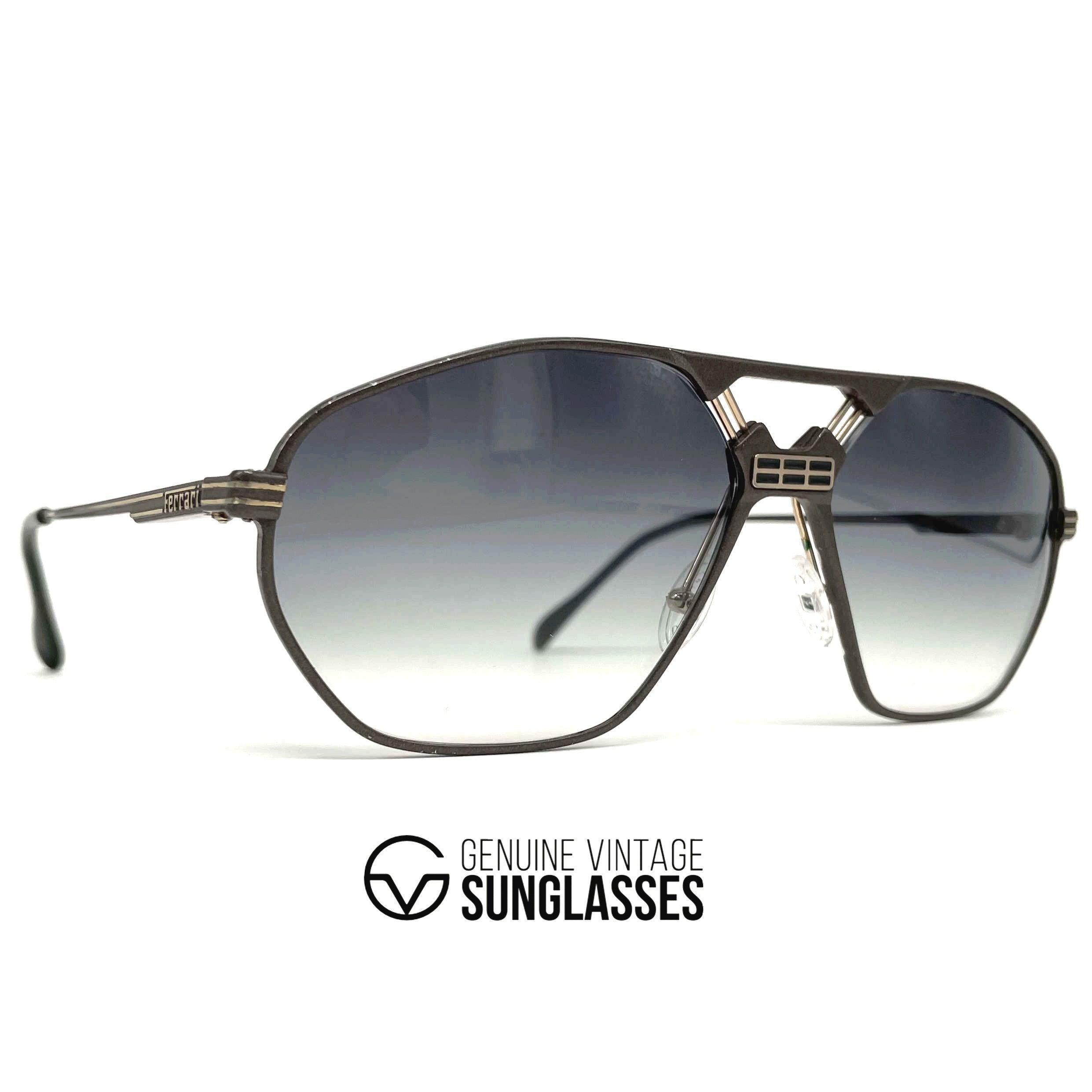Vintage FERRARI F22/S aviator sunglasses