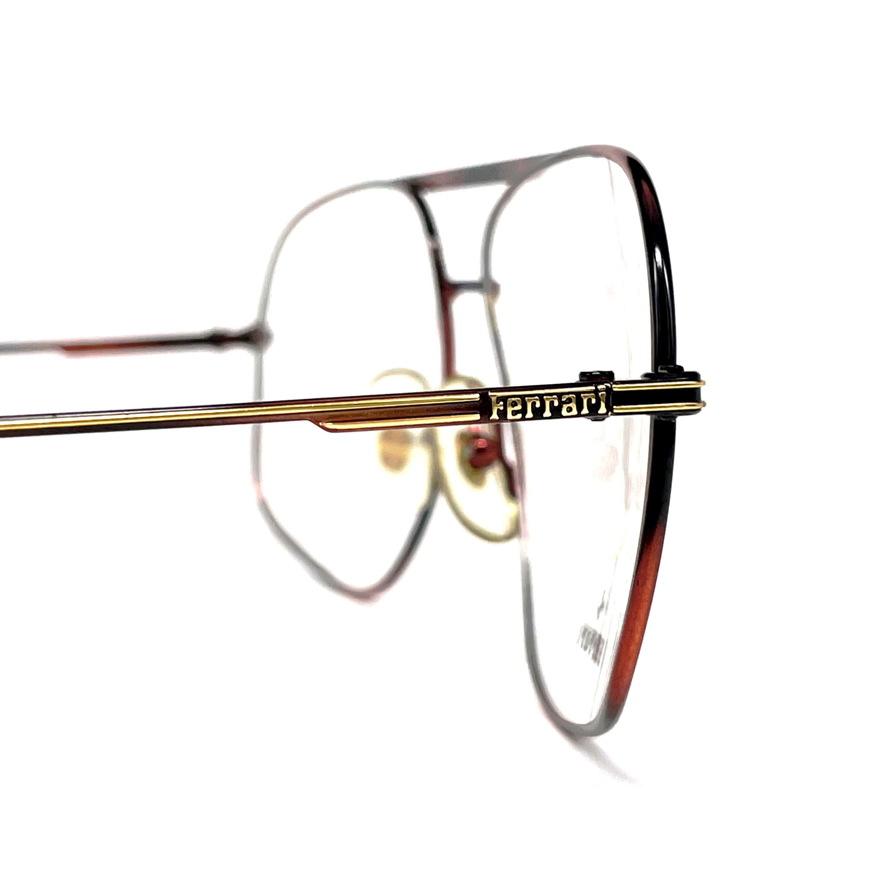 Vintage FERRARI F41 aviator glasses frames