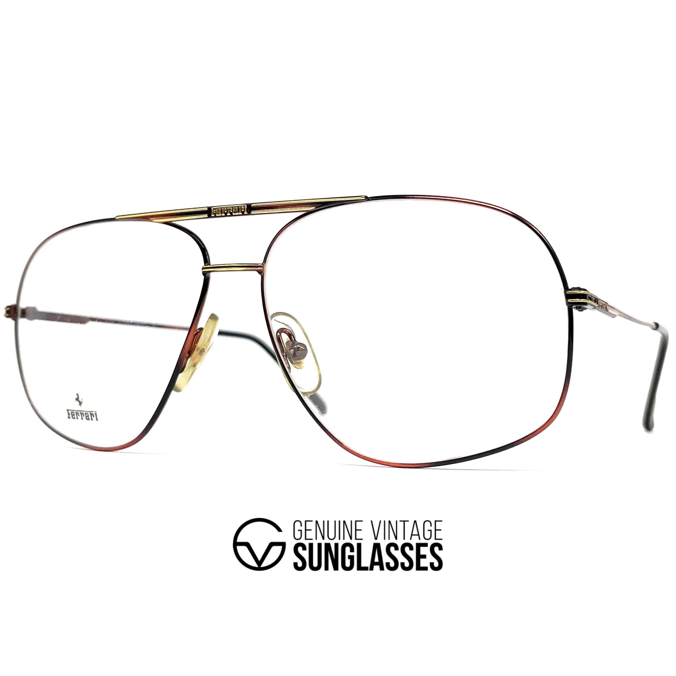 Vintage FERRARI F41 aviator glasses frames